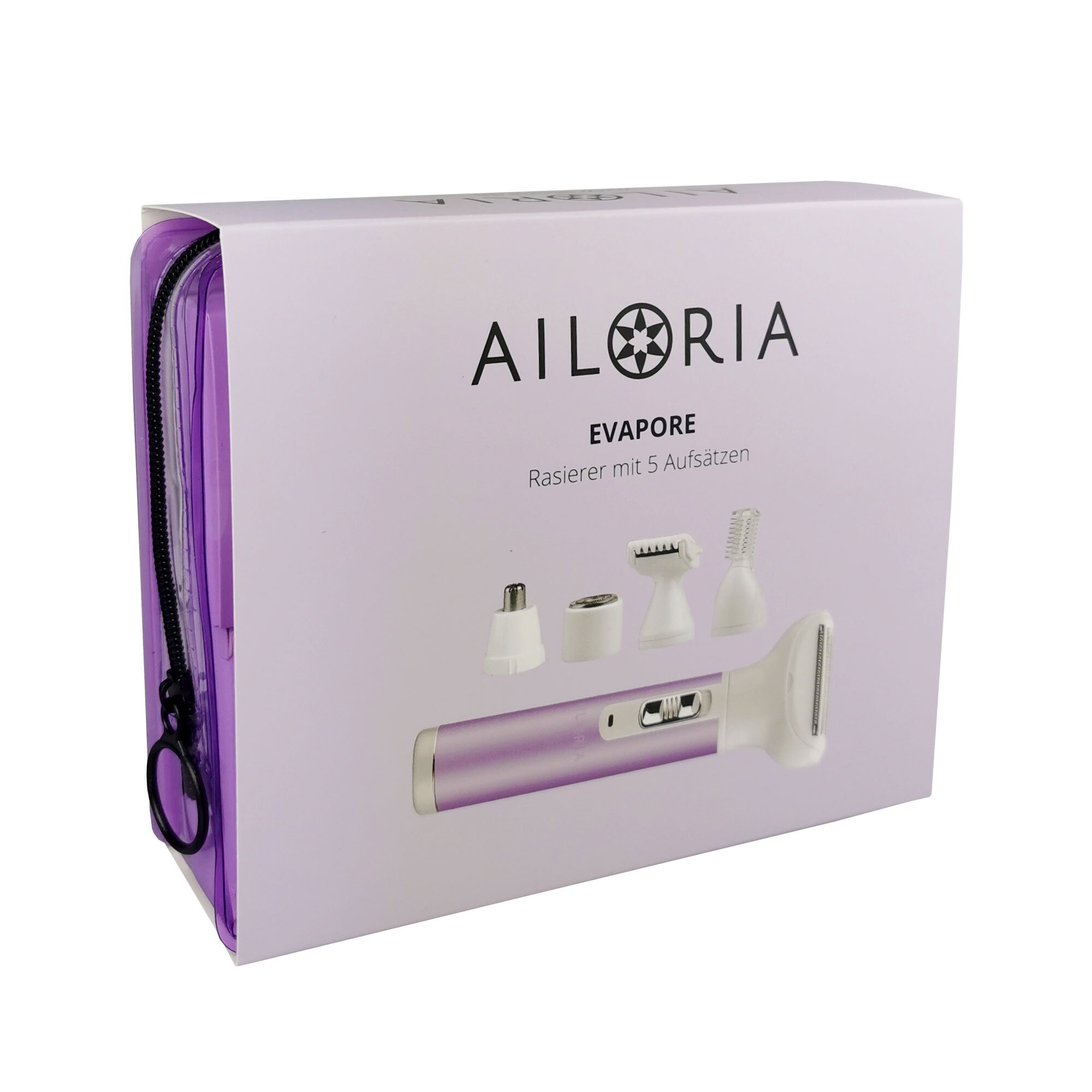 AILORIA Elektrorasierer »Rasierer mit verschiedenen Aufsätzen USB EVAPORE SET«