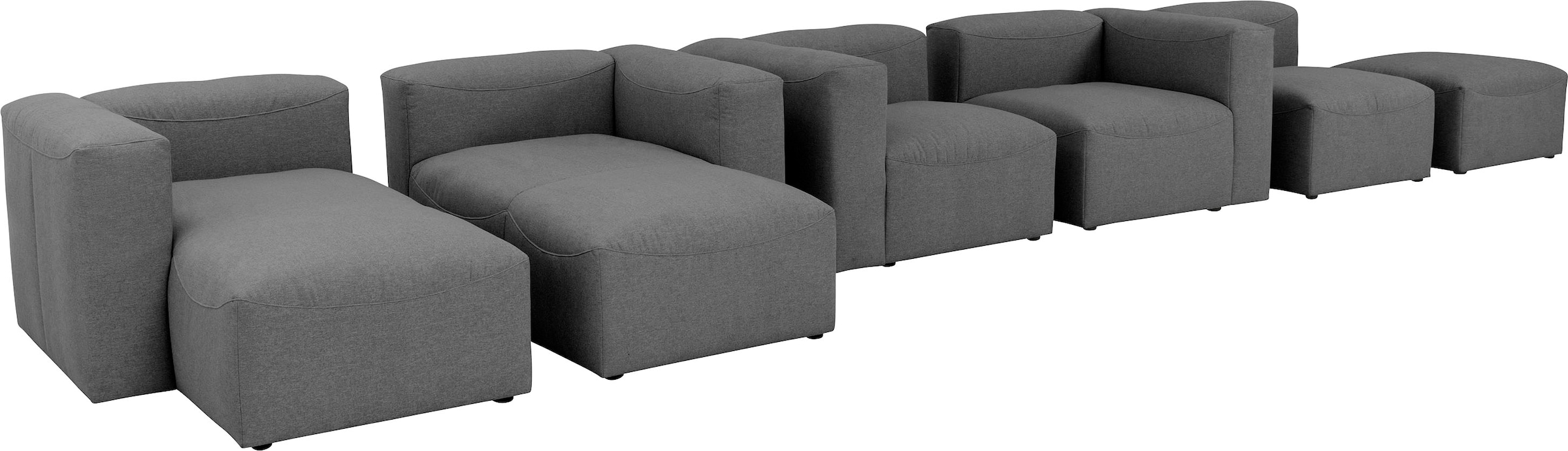 Max Winzer® Chaiselongue »Lena«, Longchair-Element mit Armlehne links oder rechts, individuell