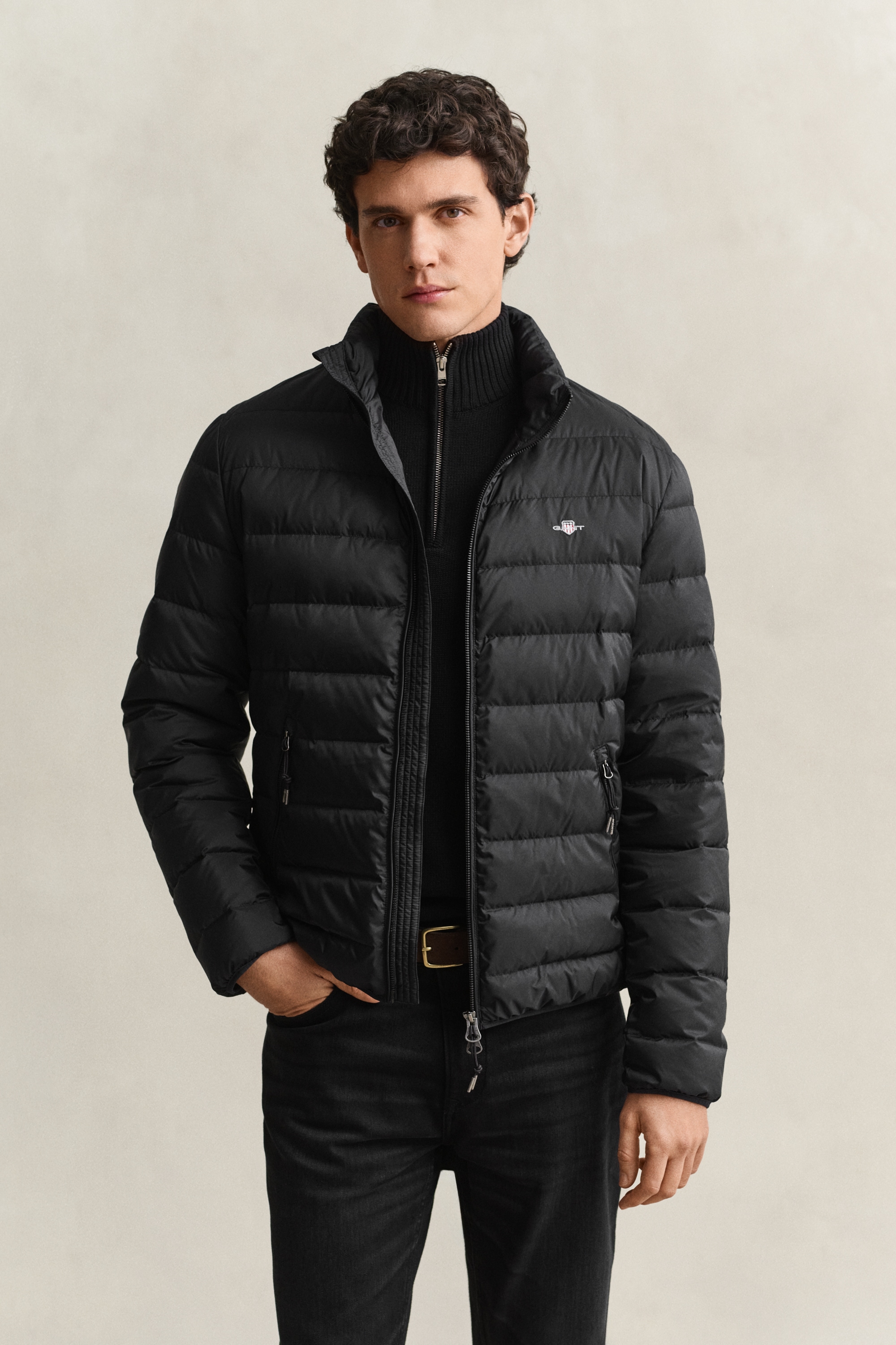 Gant Steppjacke »LIGHT DOWN JACKET« ohne Kapuze Regular fit mit Stehkragen