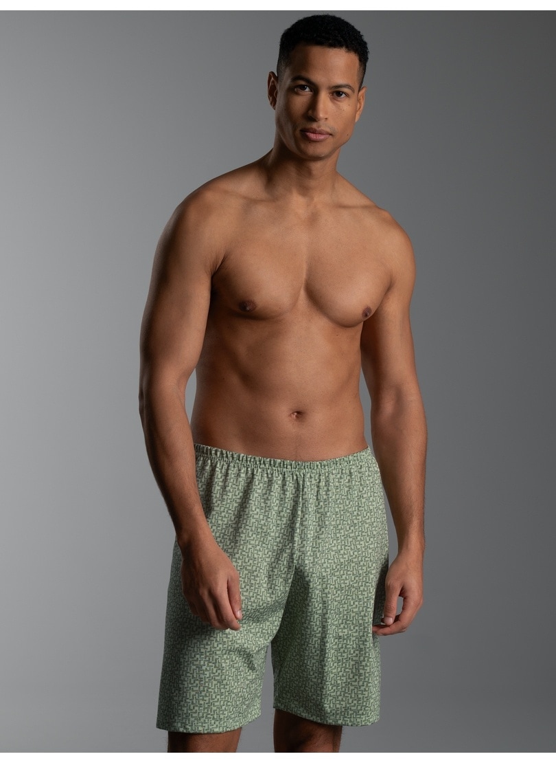 Trigema Bermudas »TRIGEMA Pyjama Shorts mit Tetris Muster«