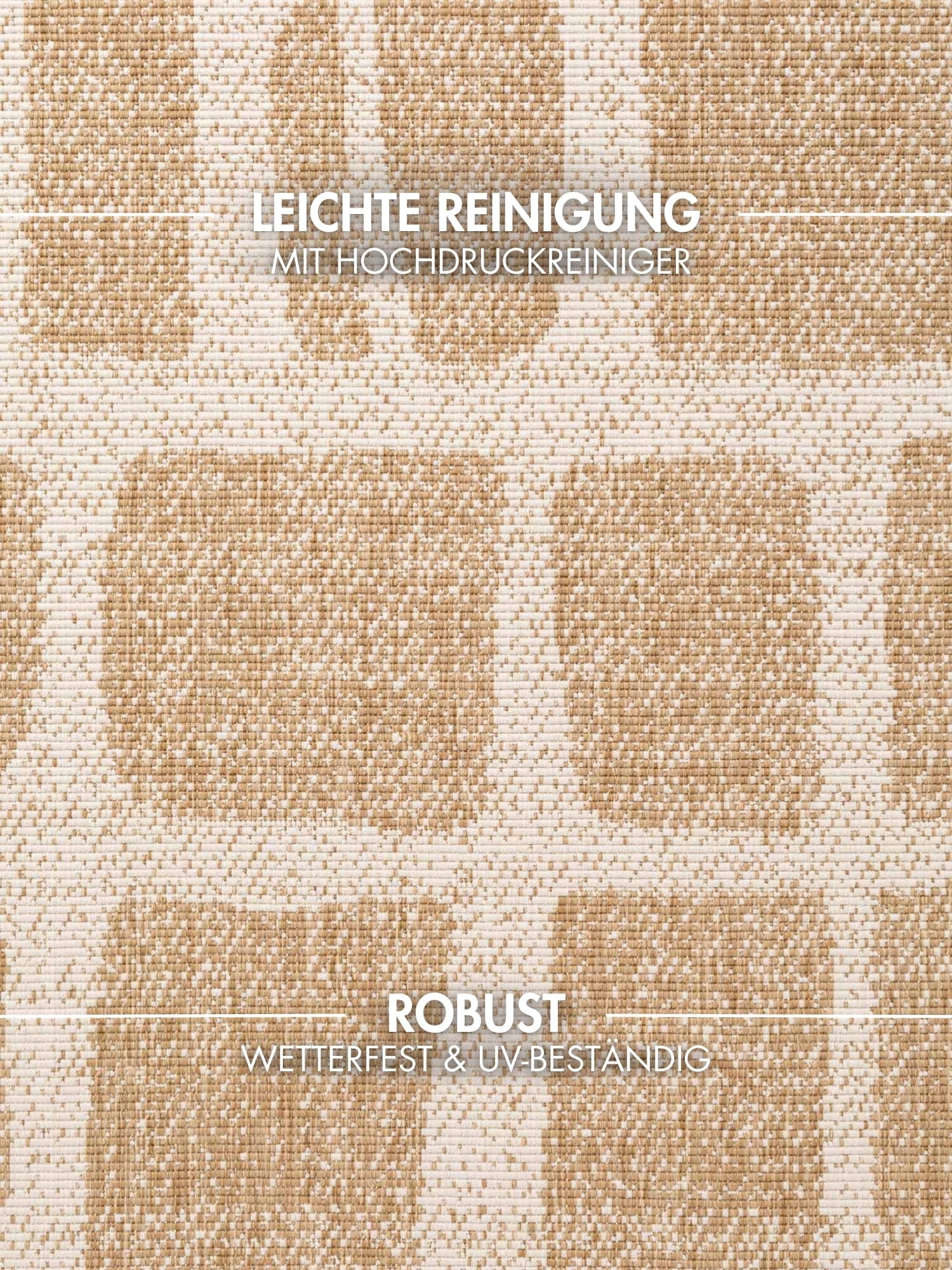 Ted Baker Teppich »Ruskin , Wendeteppich« rechteckig 8 mm Höhe Designteppich, Wetterfest, Pflegeleicht, Modern, Wohnzimmer, Terrasse