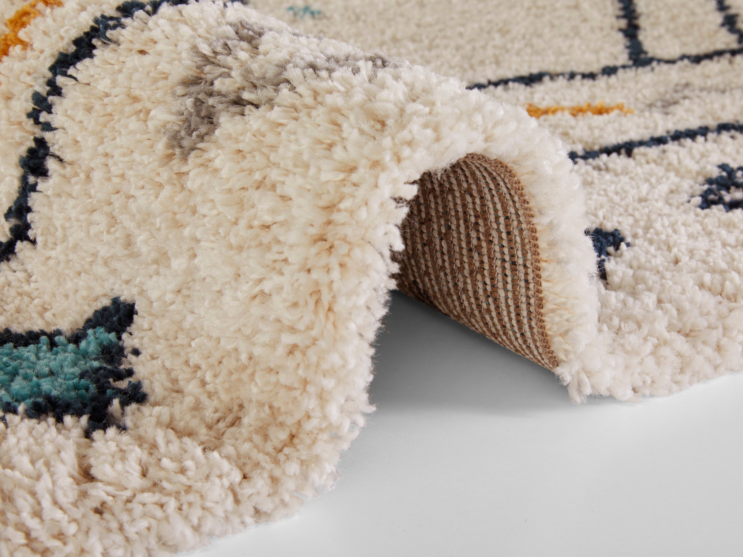 HANSE Home Hochflor-Teppich »DISA«, rechteckig, 30 mm Höhe, Boho Design, besonders weich durch Microfaser, Robust, Pflegeleicht
