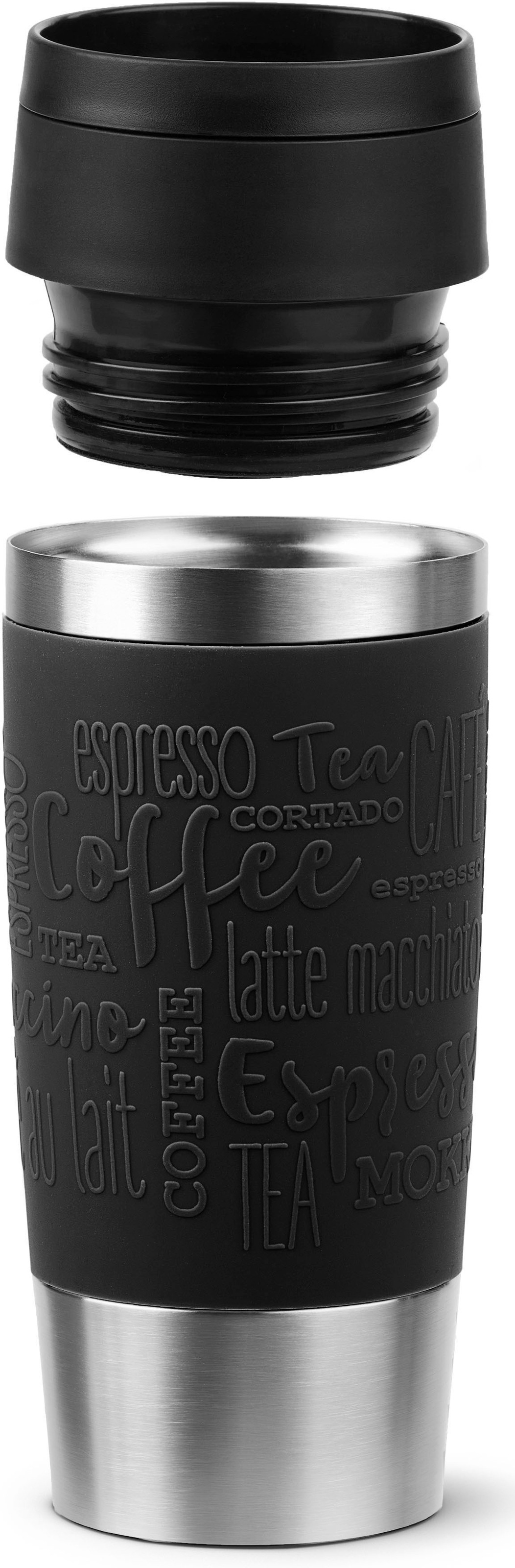 Emsa Thermobecher »Travel Mug Classic, mit 360°-Trinköffnung«, 4h heiß, 8h kalt - 360 ml / 6h heiß, 12h kalt - 500 ml, 100% dicht