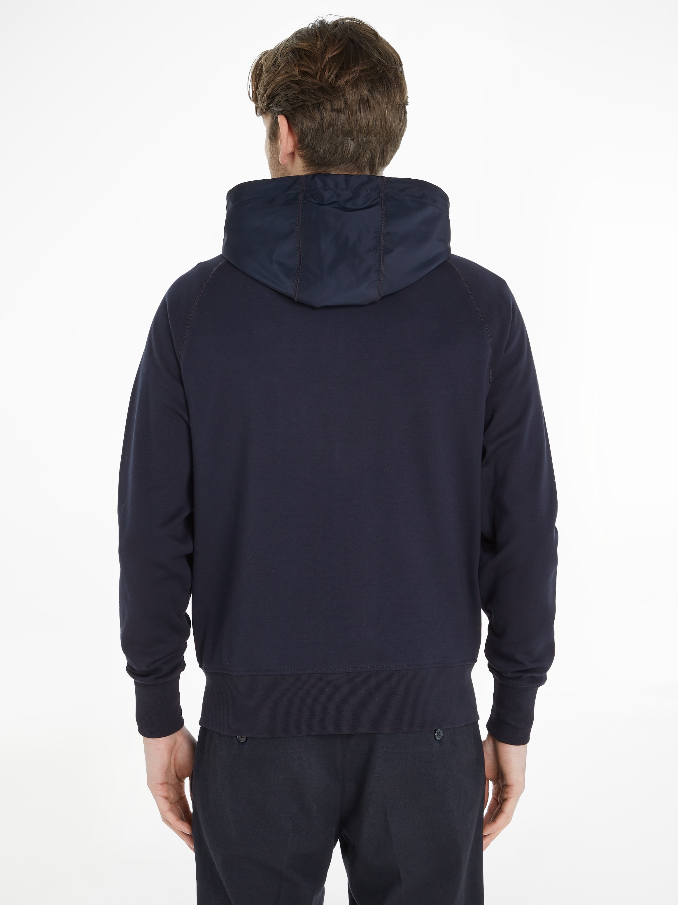 »MIX HOODED Kapuzensweatjacke ♕ ZIP MEDIA bei THROUGH« Hilfiger Tommy