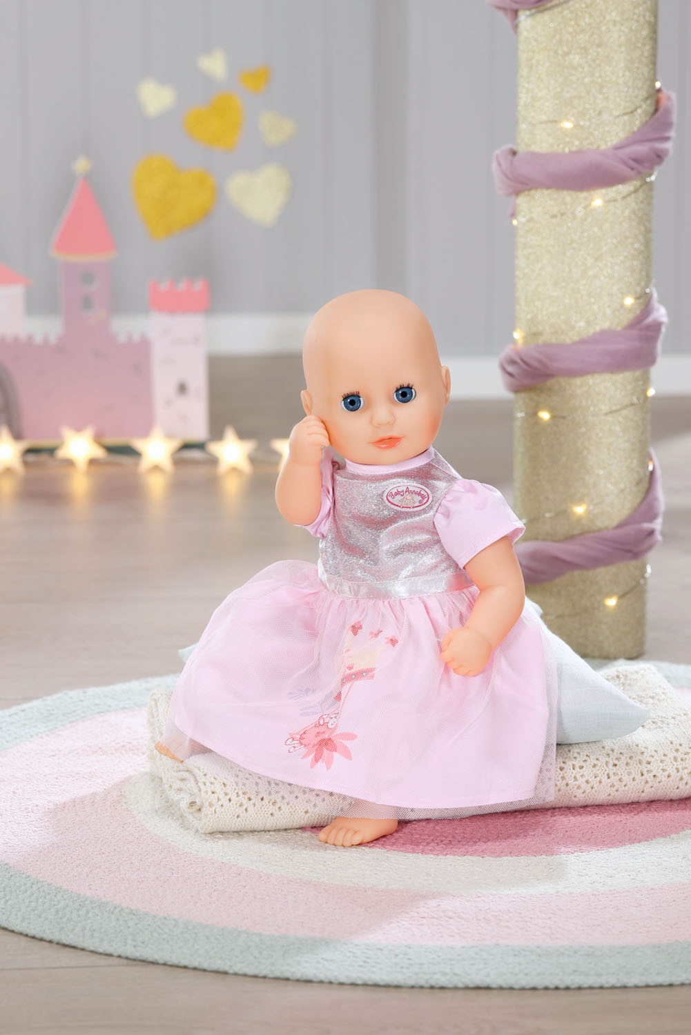 Baby Annabell Puppenkleidung »Little Sweet Kleid, 36 cm«, mit Kleiderbügel