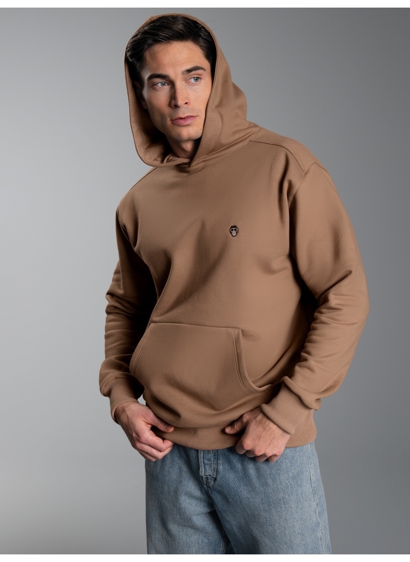 Trigema Sweatshirt »TRIGEMA Hoodie mit Affe Charly-Stickmotiv«
