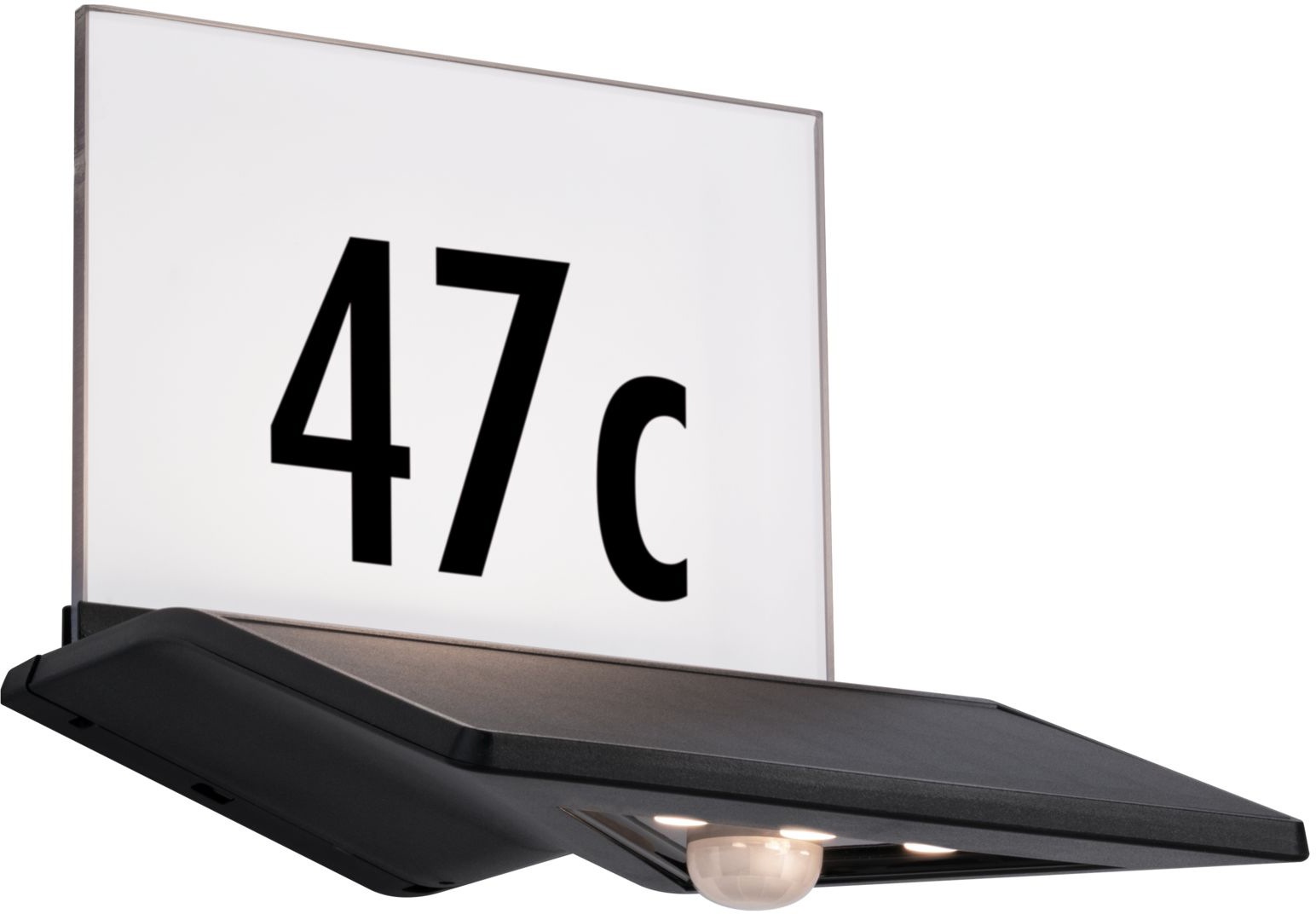 Paulmann LED Außen-Wandleuchte »Yoko«, 3 flammig, Leuchtmittel LED-Board | LED fest integriert, LED-Board, Solar Hausnummernleuchte, mit Bewegungsmelder