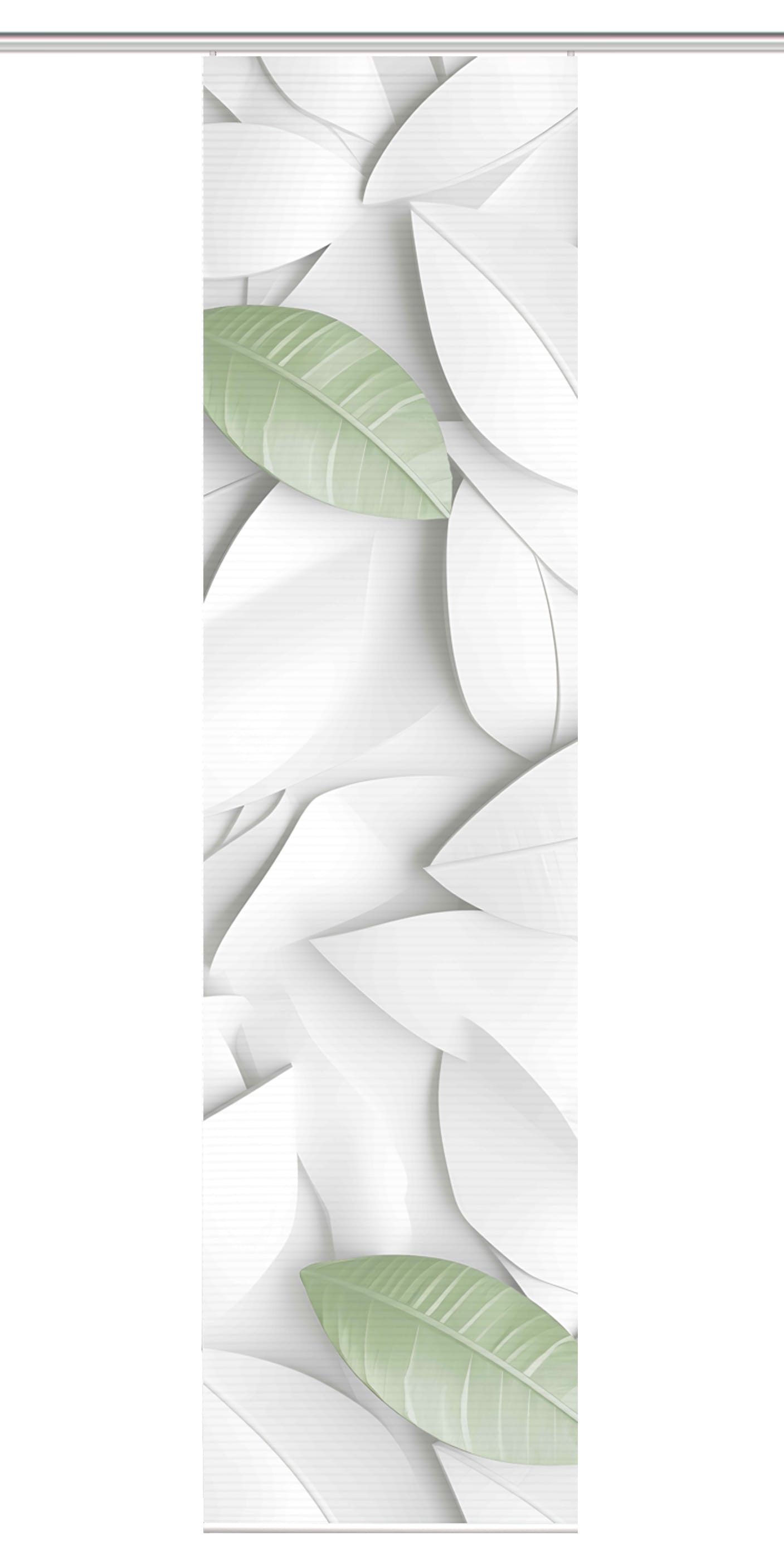 HOME in green Schiebegardine »LISON« Paneelwagen 1 Stk. tlg. DIGITALBEDRUCKT, BAMBUSOPTIK RECYCELT