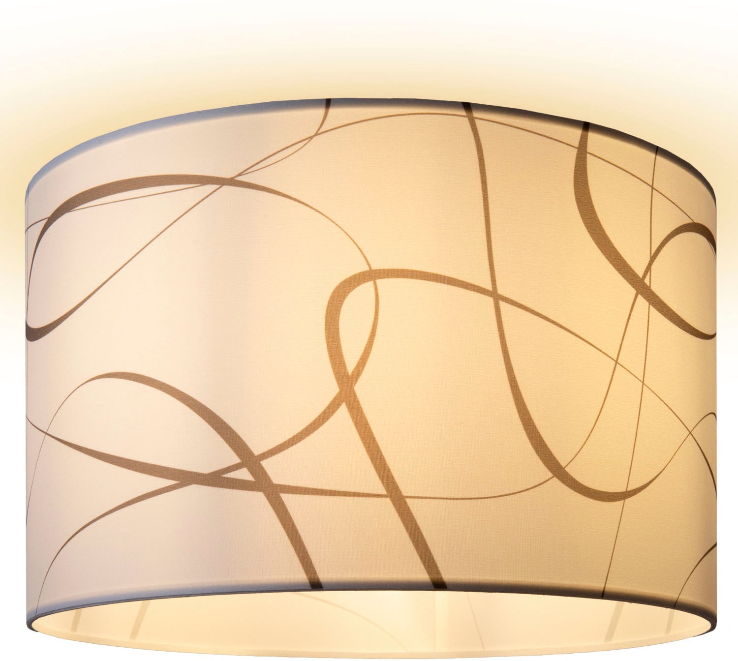 Paco Home Deckenleuchte »Hugo Tribal« E27 Deckenleuchte Stoff Schirmlampe Decke  Esszimmer Modern Abstrakt