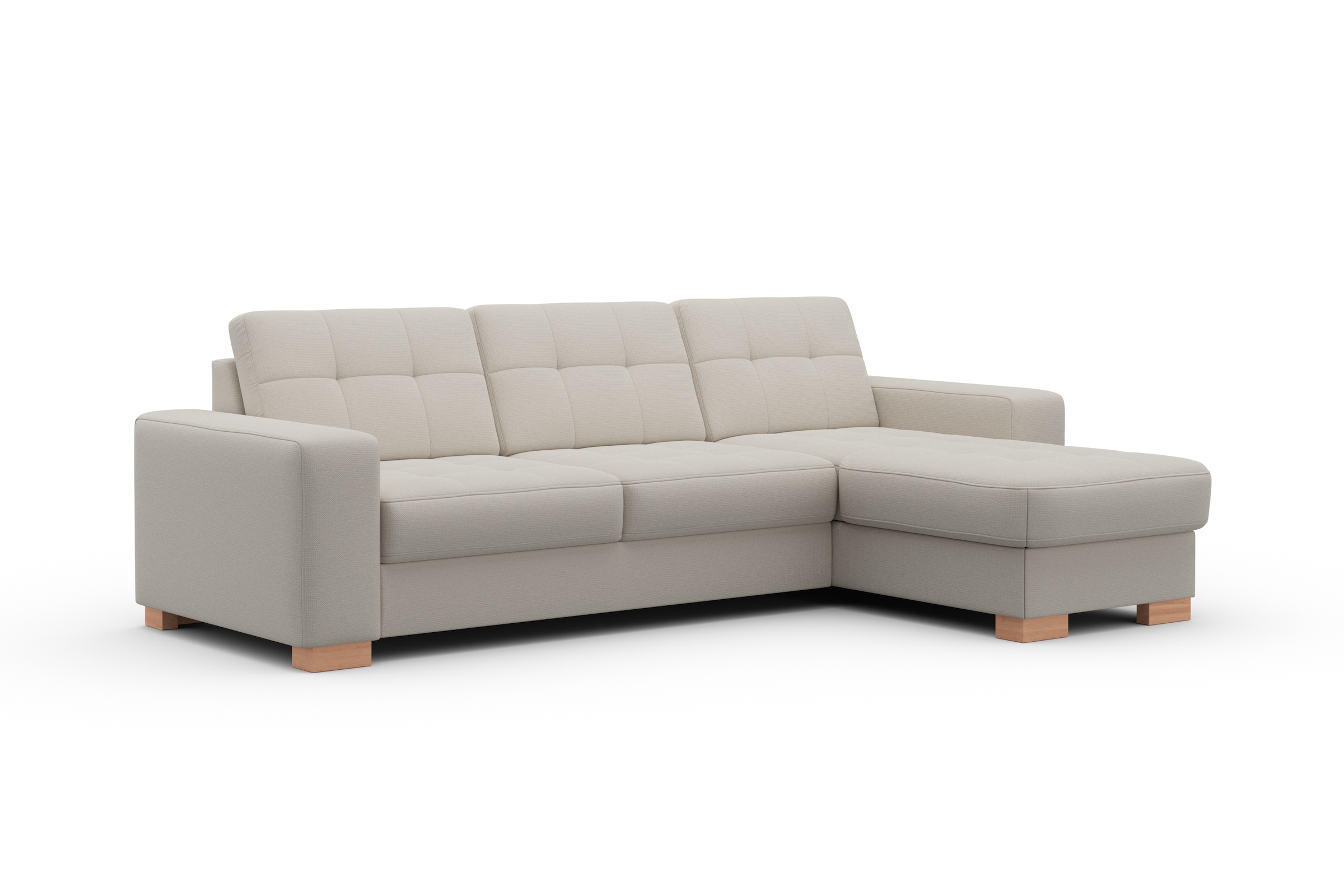 sit&more Ecksofa »Quincy L-Form«, wahlweise mit Bettfunktion und Bettkasten