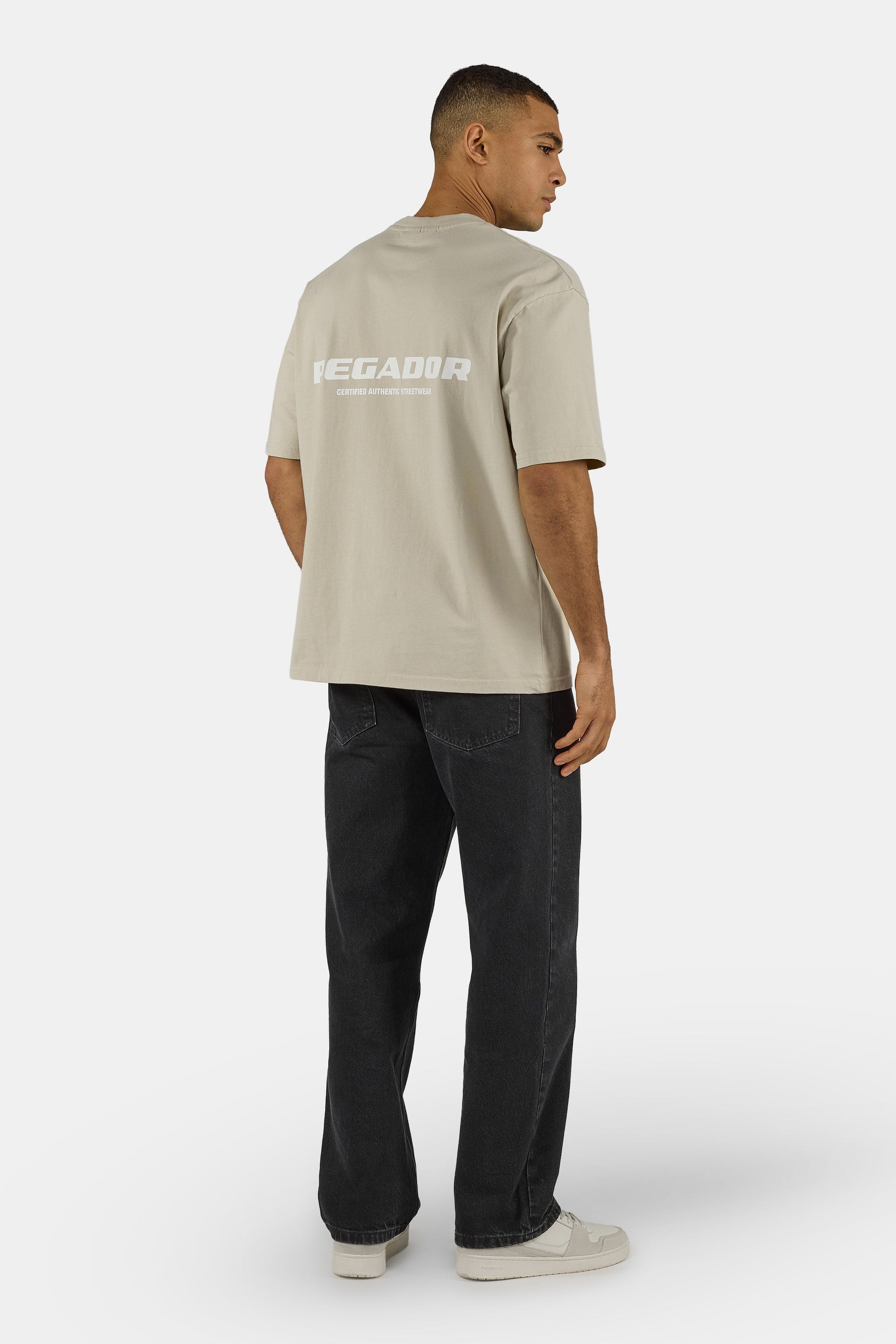 PEGADOR Rundhalsshirt »COLNE LOGO OVERSIZED TEE« Baumwolle, oversize