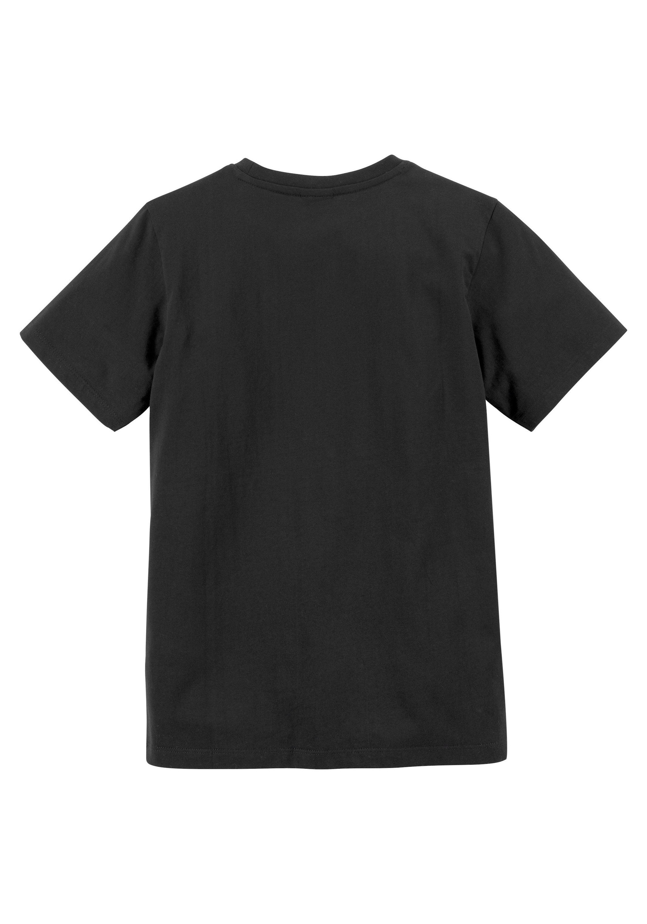 KIDSWORLD T-Shirt »LASS UNS: HALT DIE bei SPIELEN«, KLAPPEN! Spruch
