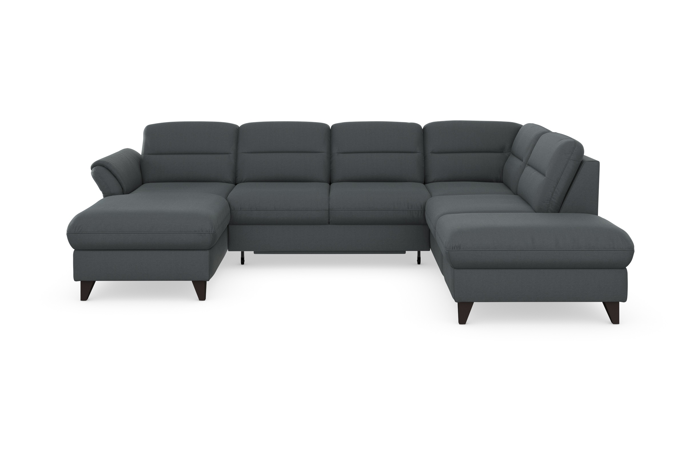 sit&more Wohnlandschaft »Mellum U-Form«, Federkern, wahlweise mit Bettfunktion, Stauraum und Armteilfunktion