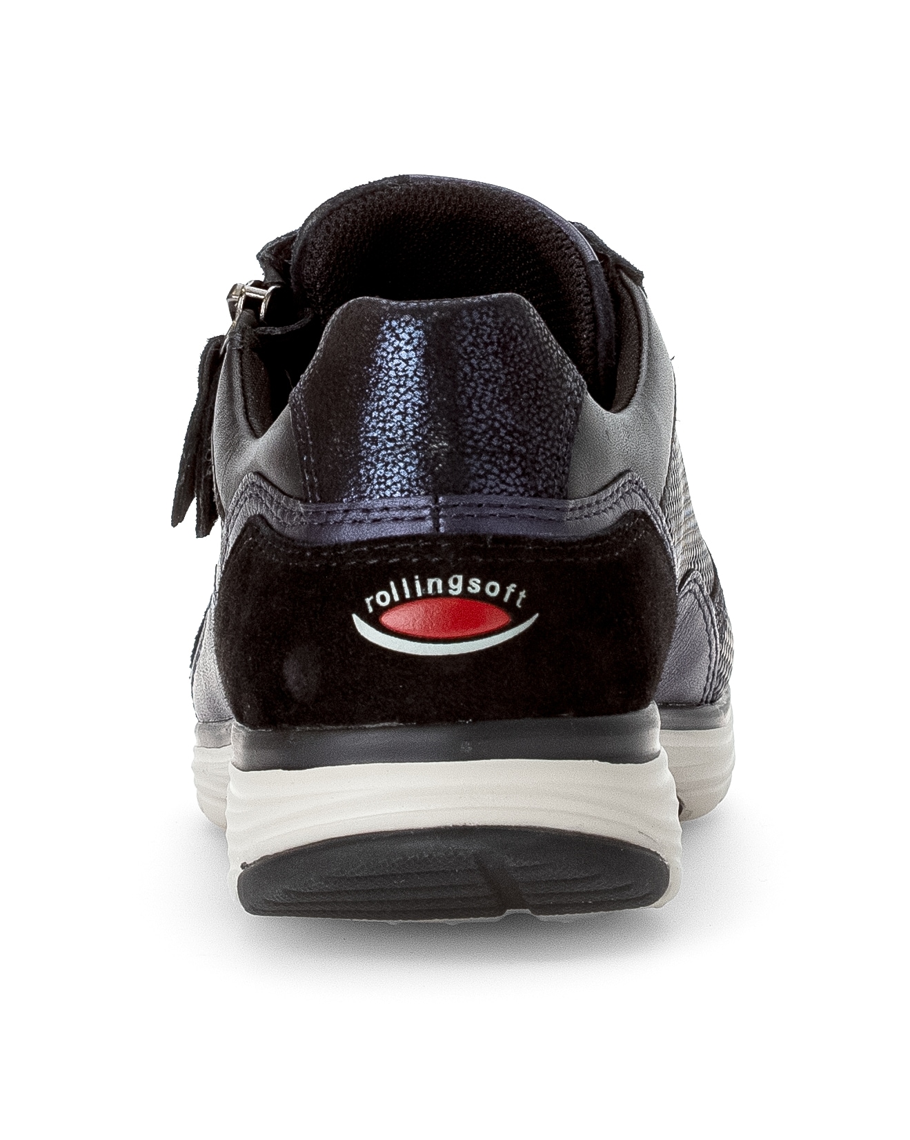 Gabor Rollingsoft Keilsneaker, Komfortschuh, Halbschuh, Schnürschuh mit Logo an der Ferse