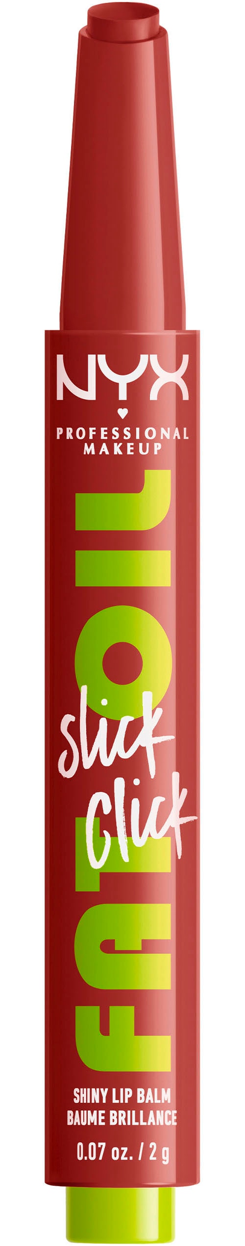 NYX Lippenstift »NYX Professional Makeup Fat Oil Slick Click Going Viral«, mit natürlichen Inhaltstoffen