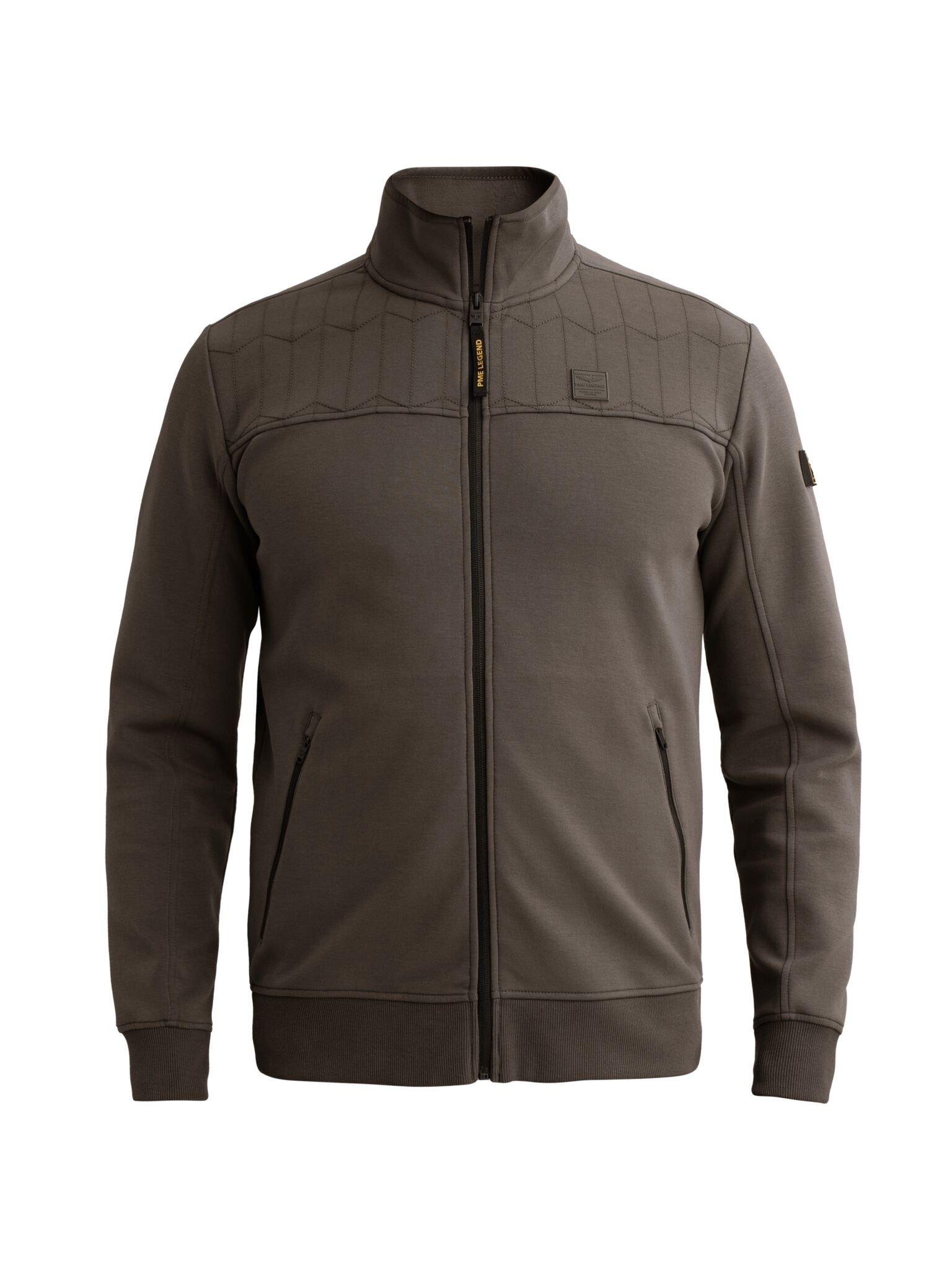 PME LEGEND Sweatjacke Vorderteil mit Passe