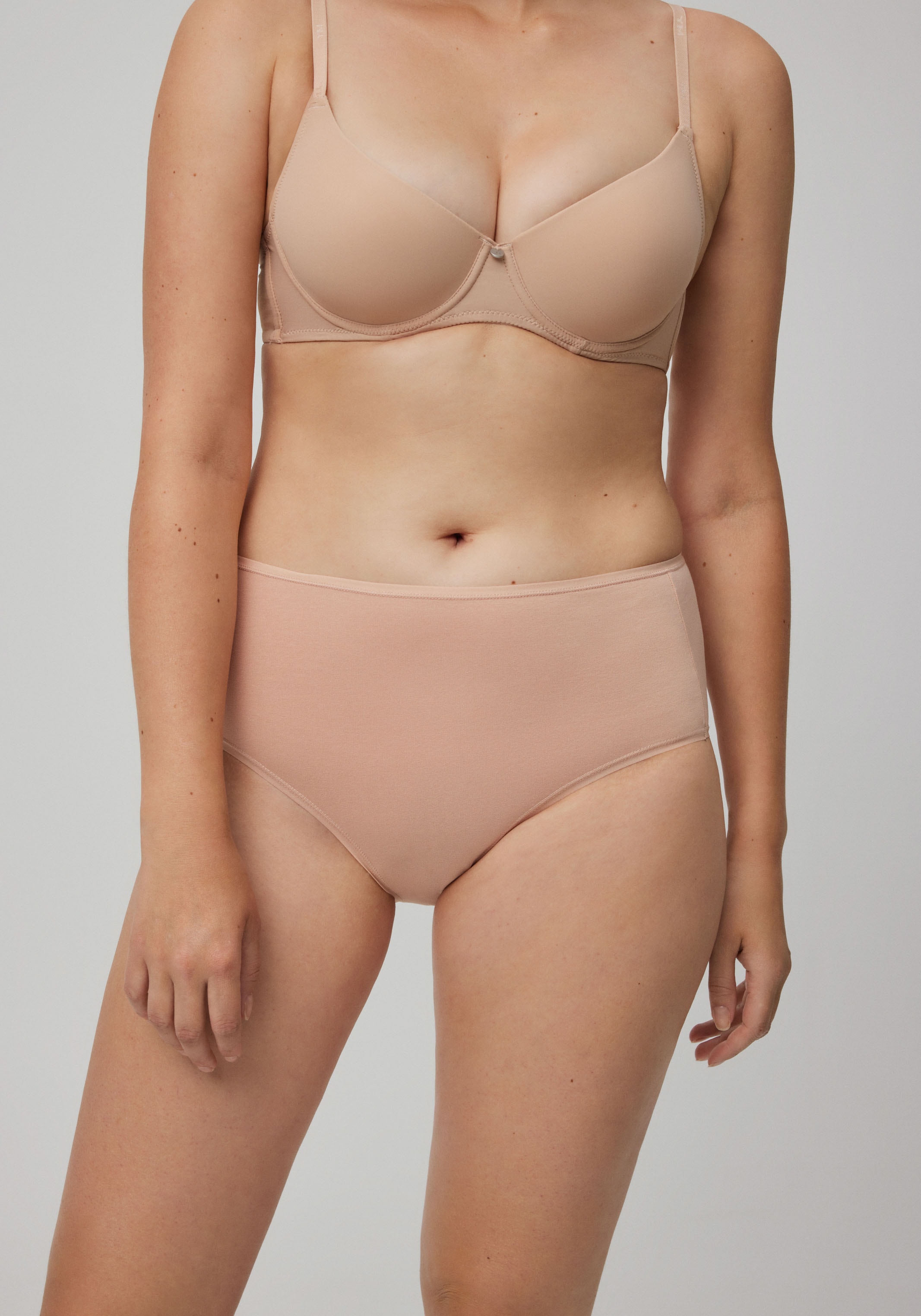 YSABEL MORA Maxislip »BASIC COLLECTION COTTON«, (2er Pack), mit bedecktem und hochgeschnittenem Fit für ein angenehmes Tragegefühl