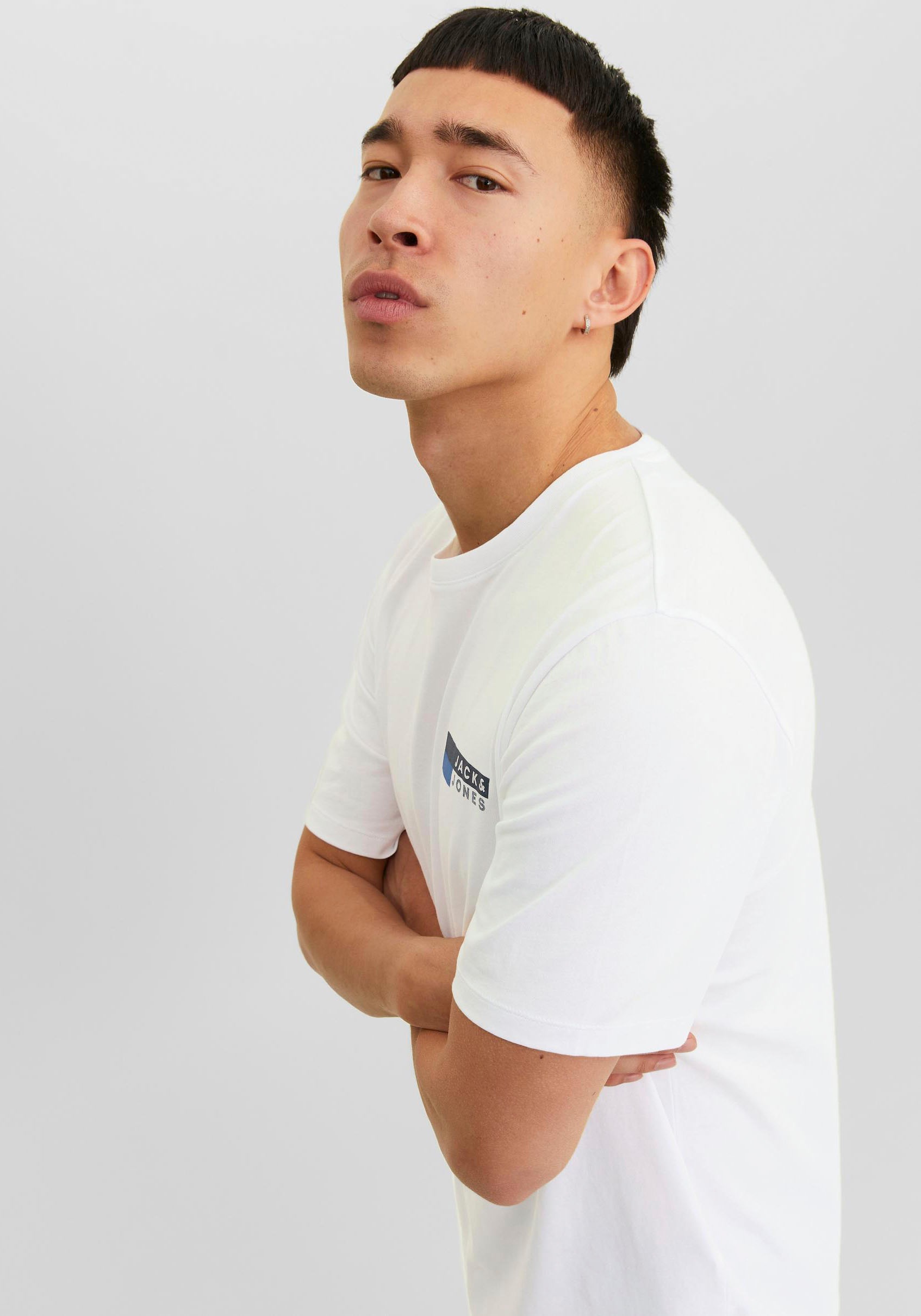 Jack & Jones Rundhalsshirt »JJECORP LOGO TEE PLAY SS O-NECK NOOS«