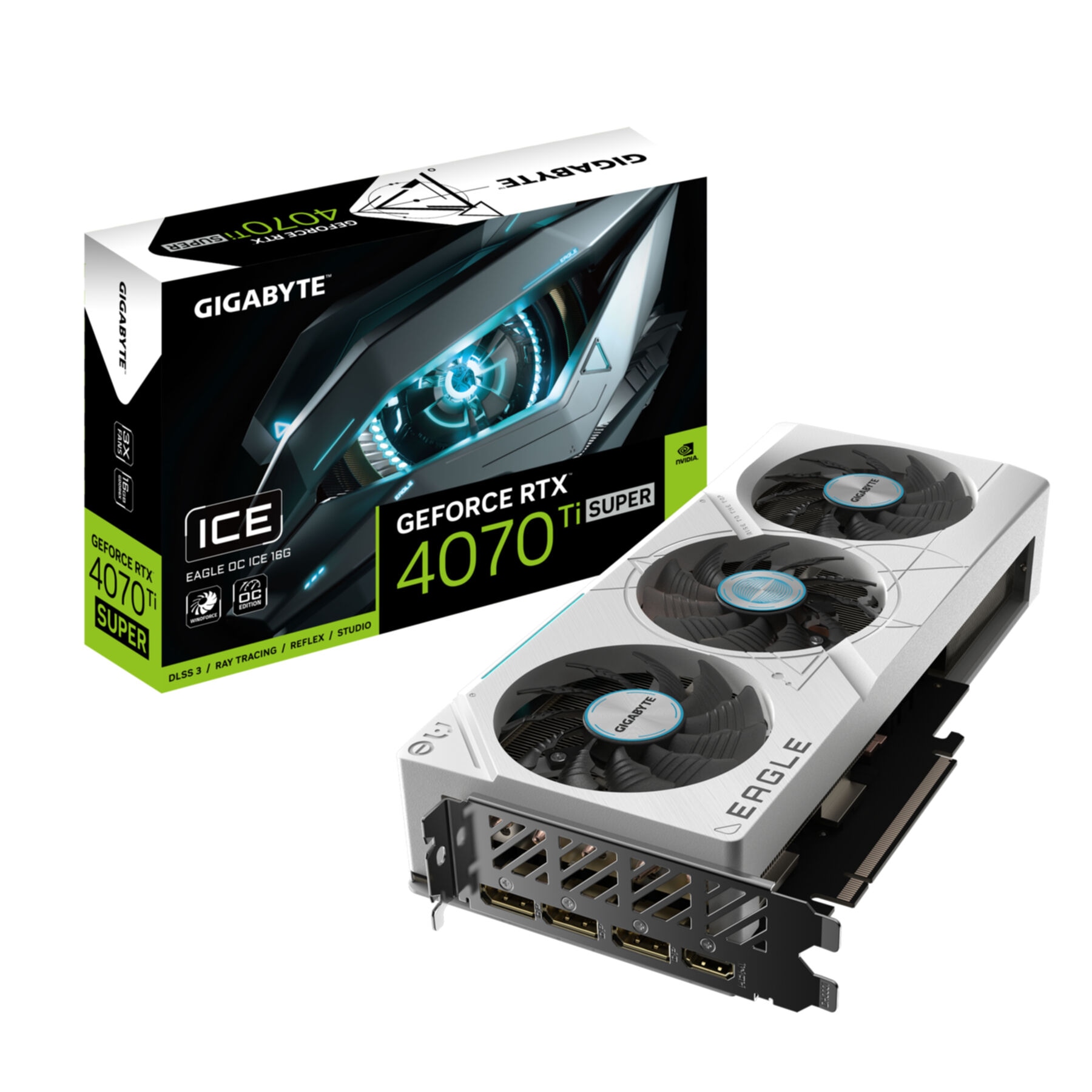 Gigabyte Grafikkarte »GeForce RTX 4070 Ti SUPER EAGLE OC ICE 16G«