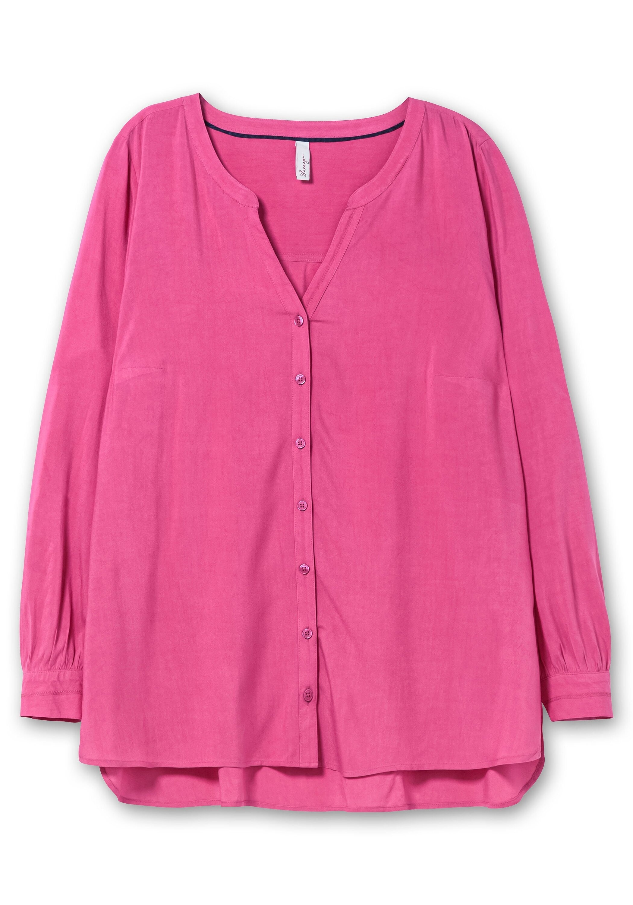 Sheego Longbluse »Longbluse mit tonigen Stickereien«