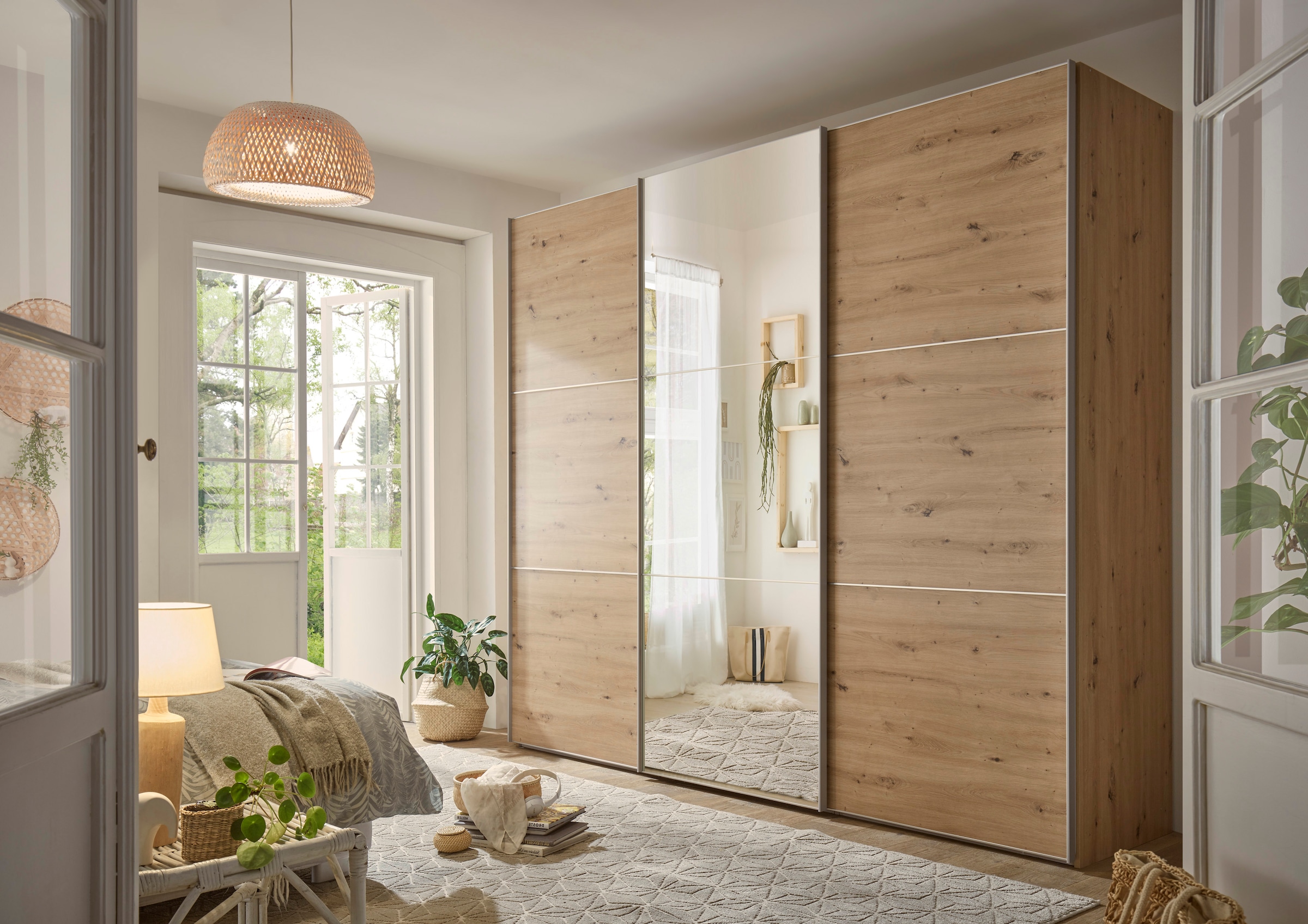 STAUD Schwebetürenschrank »Includo, Made in Germany« Mit vier verschiedenen Ausstattungsvarianten