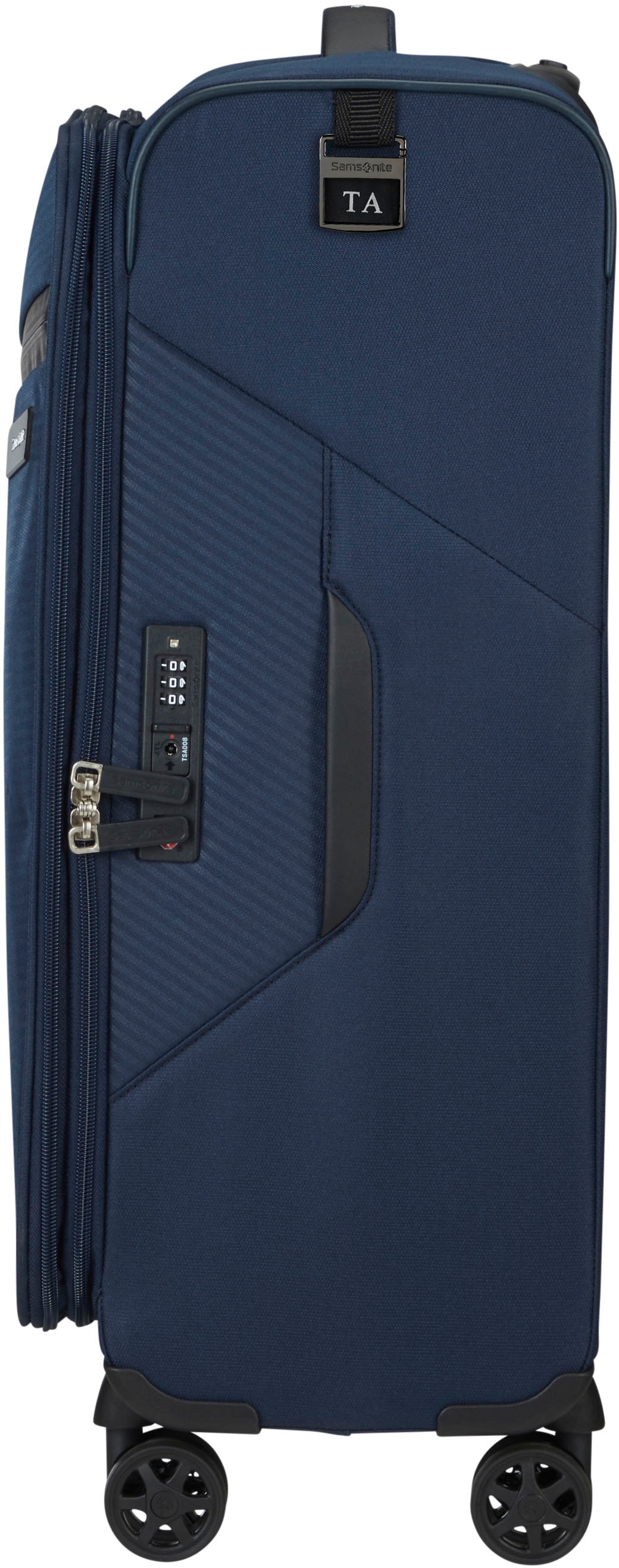 Samsonite Weichgepäck-Trolley »LITEBEAM, verschiedene Größen und Farben«, 4 Rollen, Reisekoffer Aufgabegepäck Trolley Volumenerweiterung bei M/L