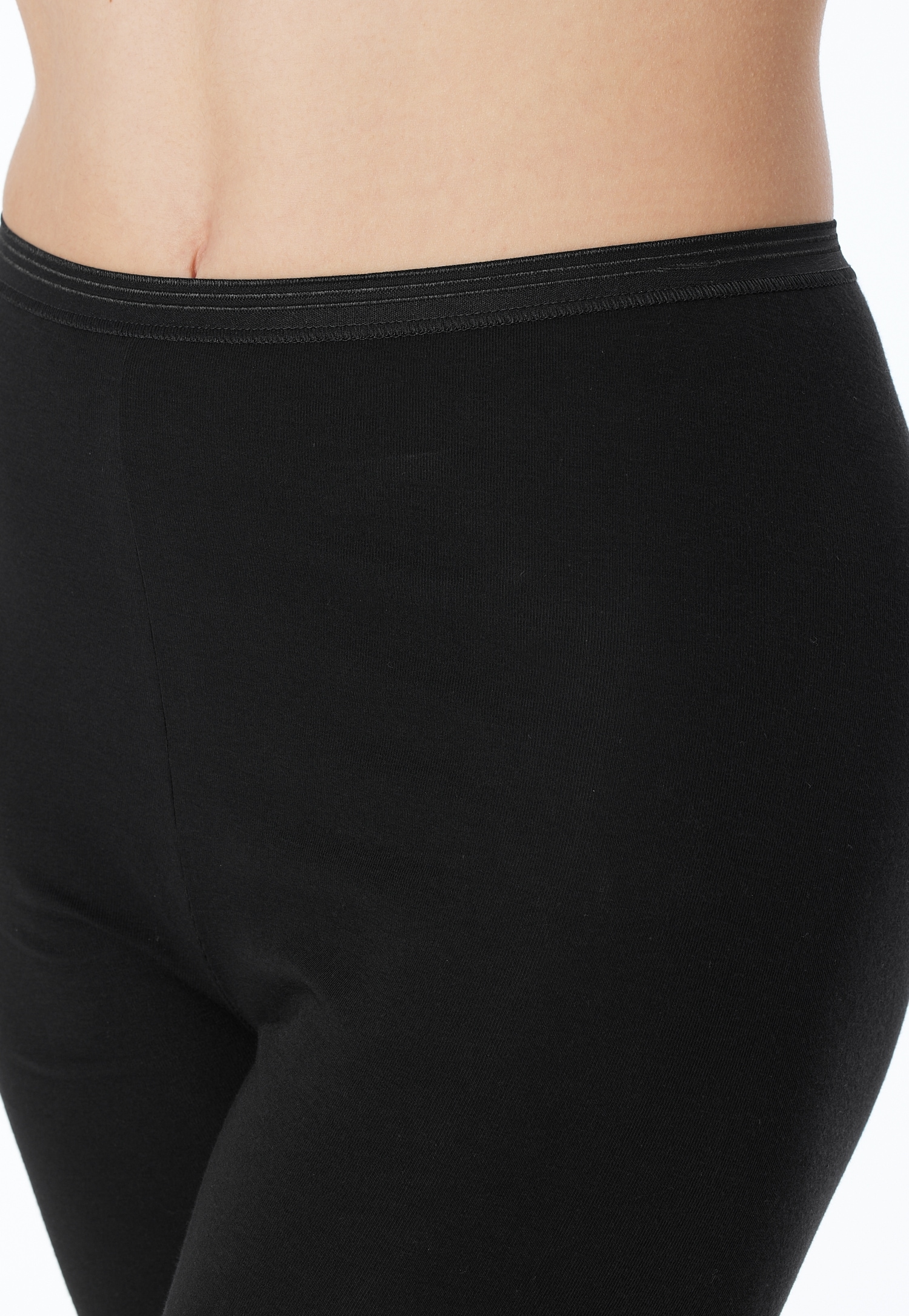 Schiesser Lange Unterhose »"Luxury"«, mit dezent schimmernder Glanznaht