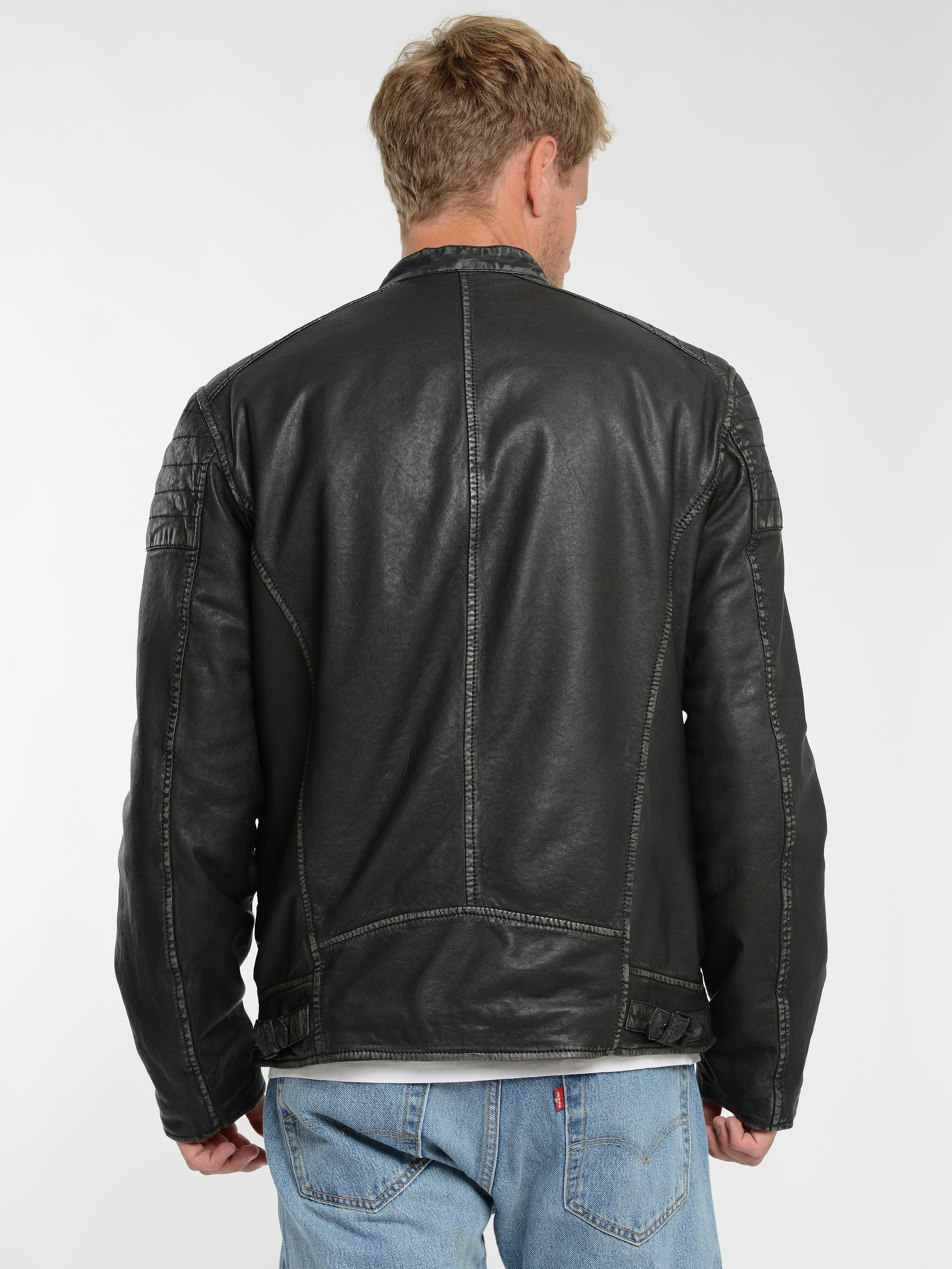 MUSTANG Bikerjacke »Lederjacke 31021522«