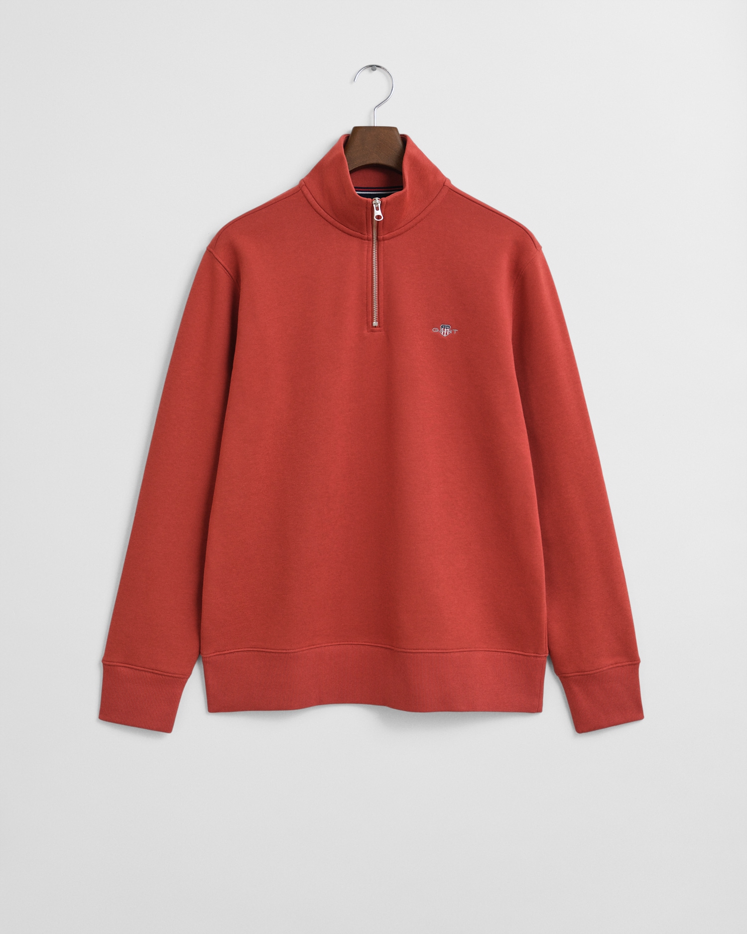 Gant »REG SHIELD HALF ZIP SWEAT«, mit Logostickerei auf der Brust
