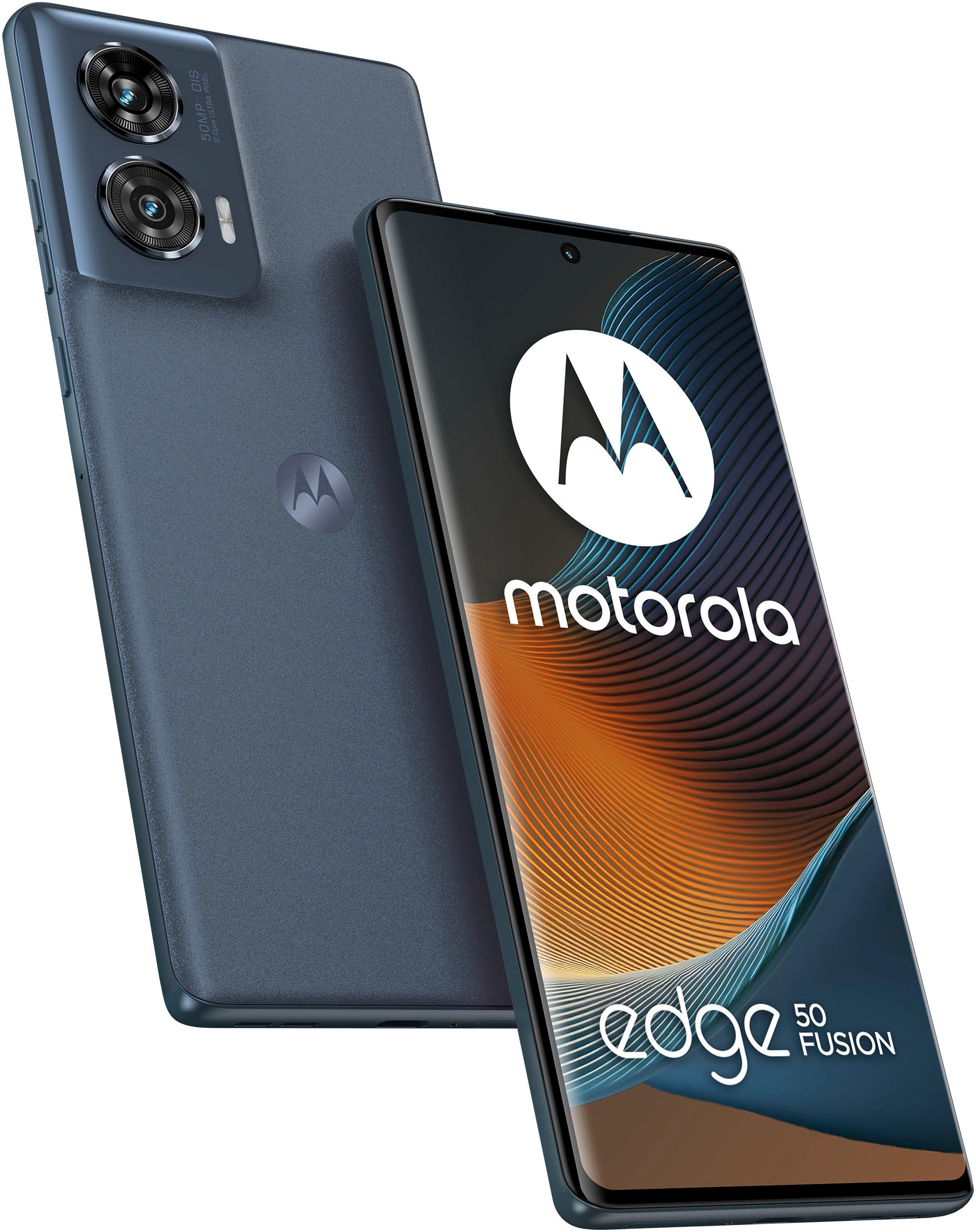 Motorola Smartphone »moto edge50 Fusion 256 GB«, Forest Blue