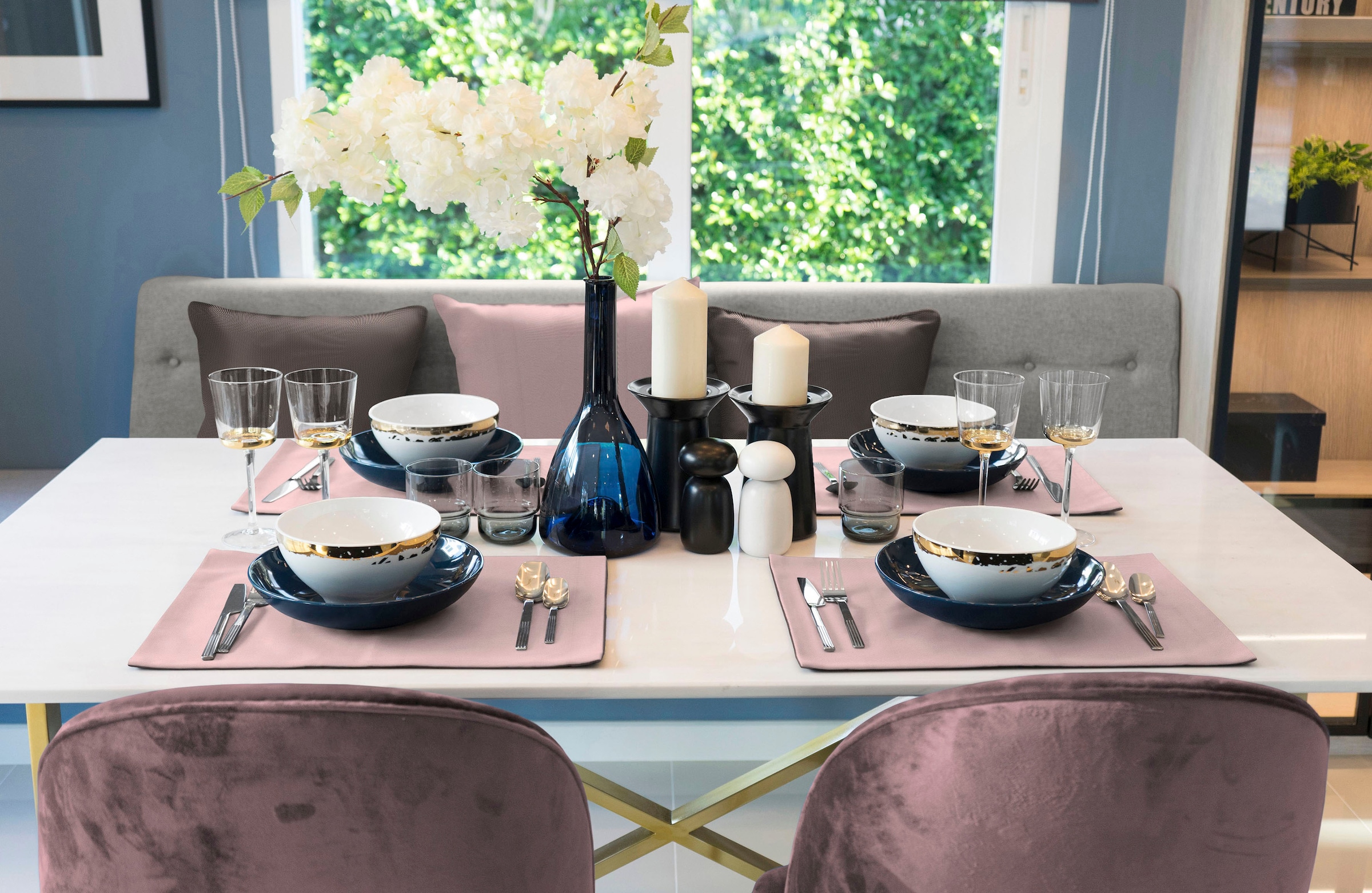 Adam Platzset "Uni Collection" GOTS zertifiziert, Made in Germany