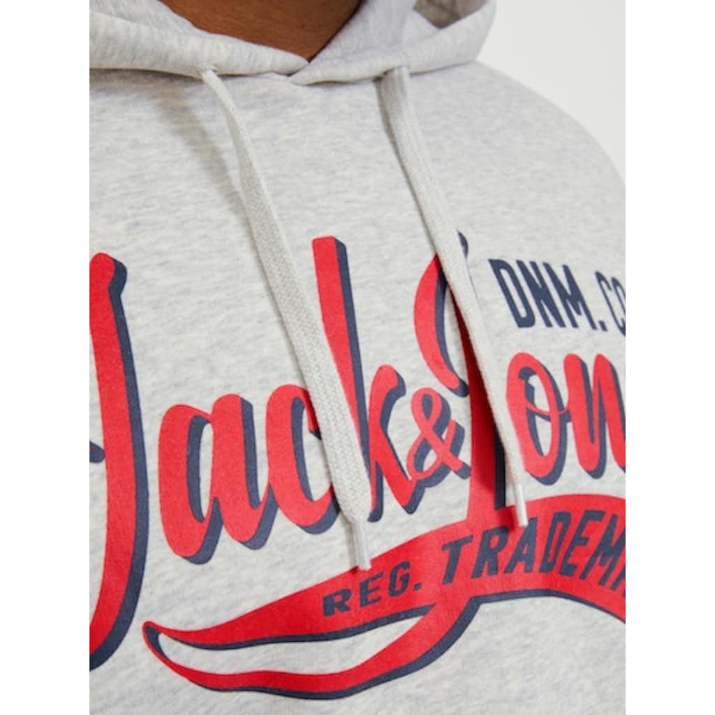 Jack & Jones PlusSize Kapuzensweatshirt »JJELOGO SWEAT HOOD 2 COL 23/24 NOOS PLS«