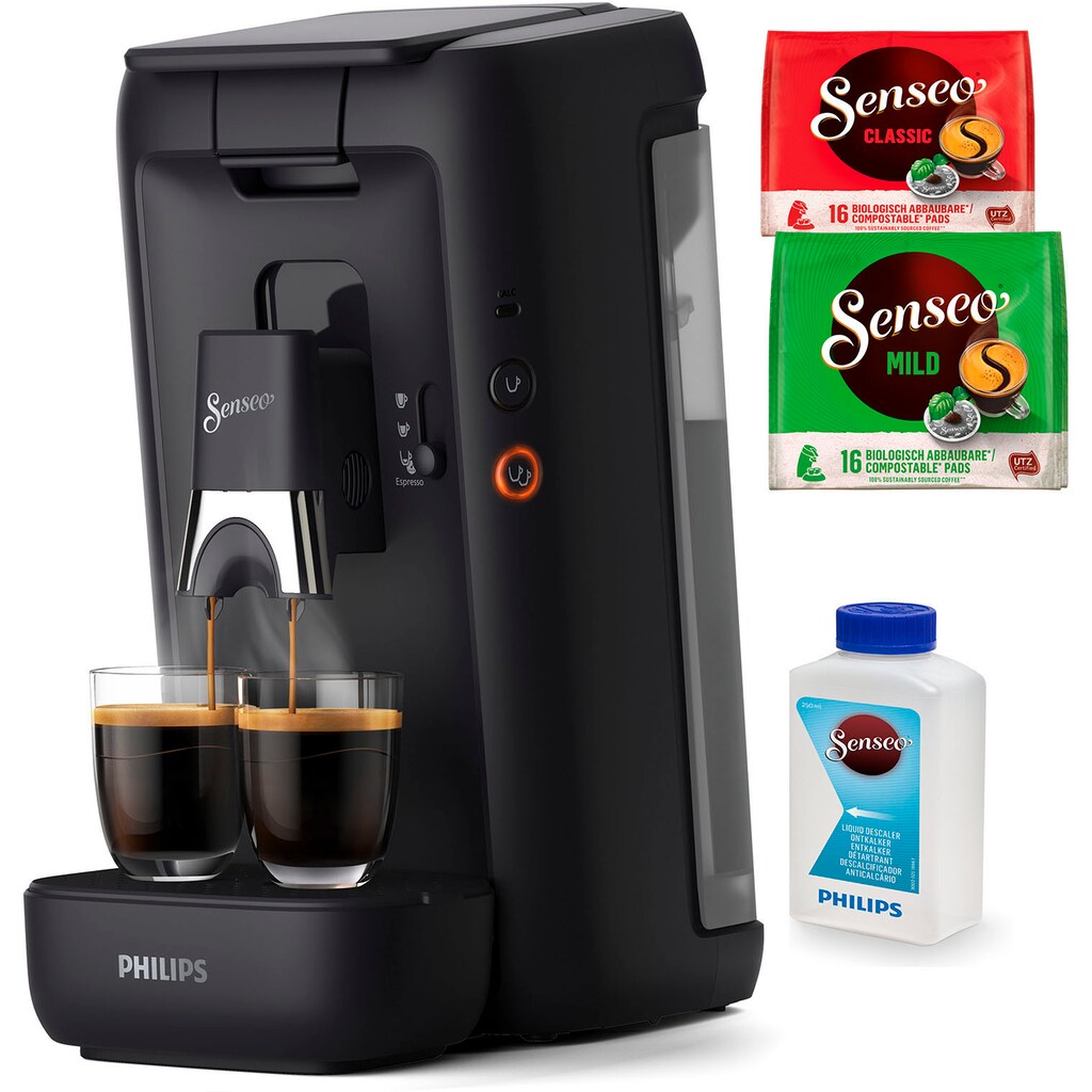 Philips Senseo Kaffeepadmaschine »Maestro CSA260/60, aus 80% recyceltem Plastik, +3 Kaffeespezialitäten«, Memo-Funktion, inkl. Gratis-Zugaben im Wert von € 14,- UVP