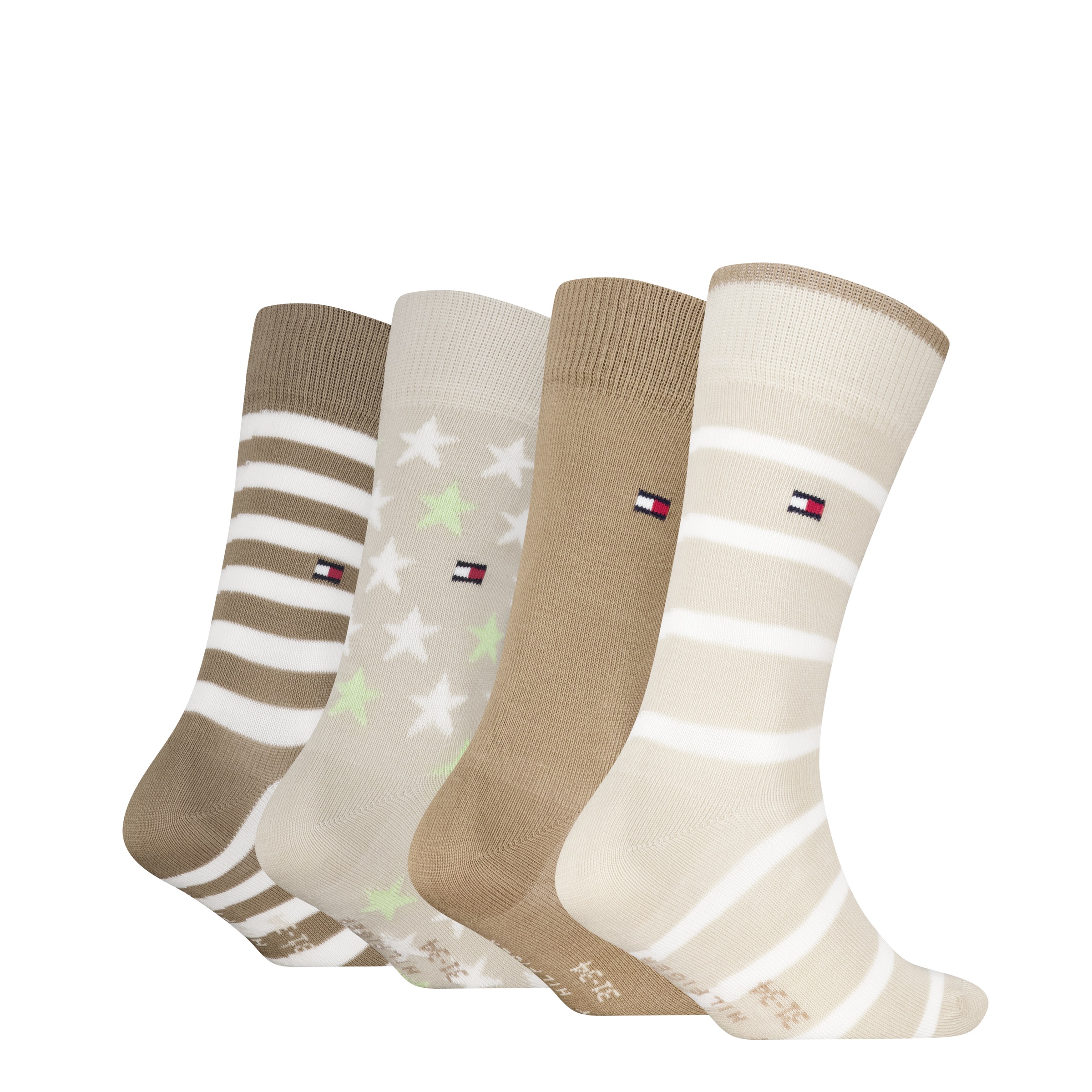 Tommy Hilfiger Socken »TH KIDS SOCK 4P BRETON STRIPE STARS ECOM« 4 Paar, 