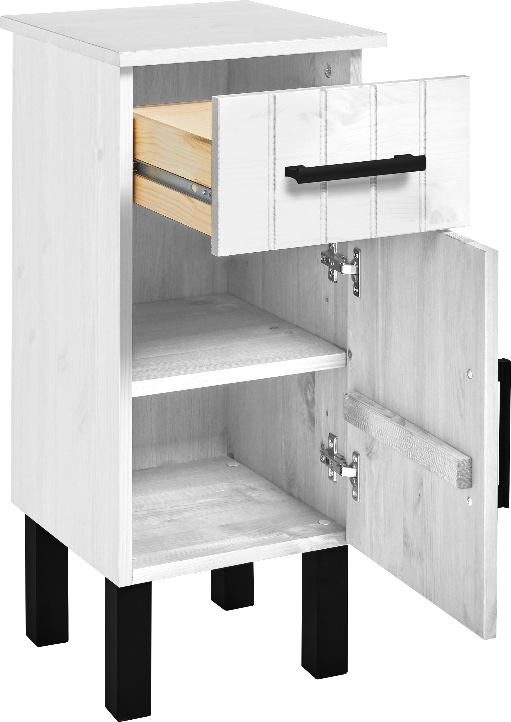 welltime Unterschrank »Mary« Badmöbel im Landhaus-Stil, Breite 33 cm, aus Massivholz