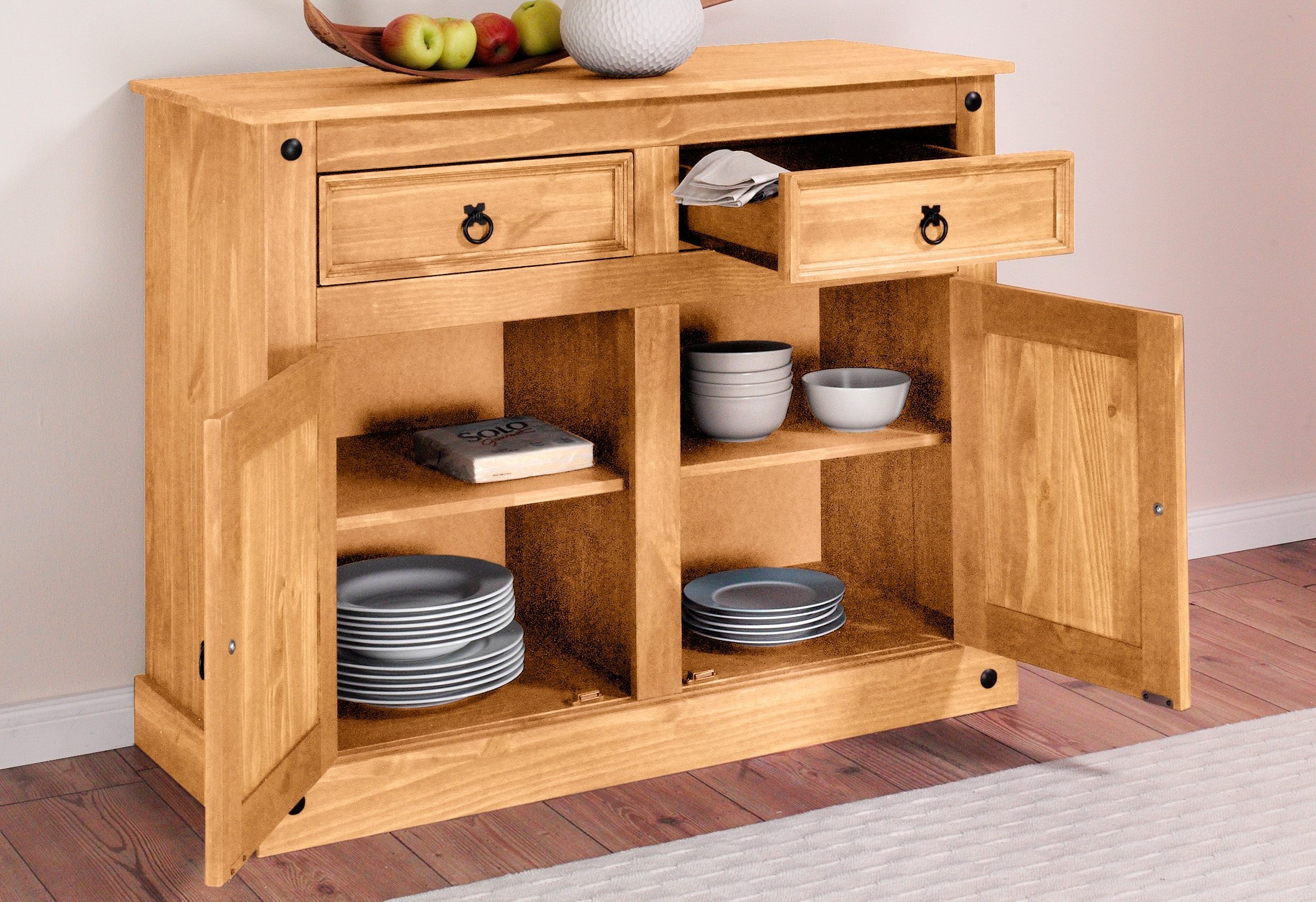 GOODproduct Kommode Breite 104 cm, Höhe 84 cm