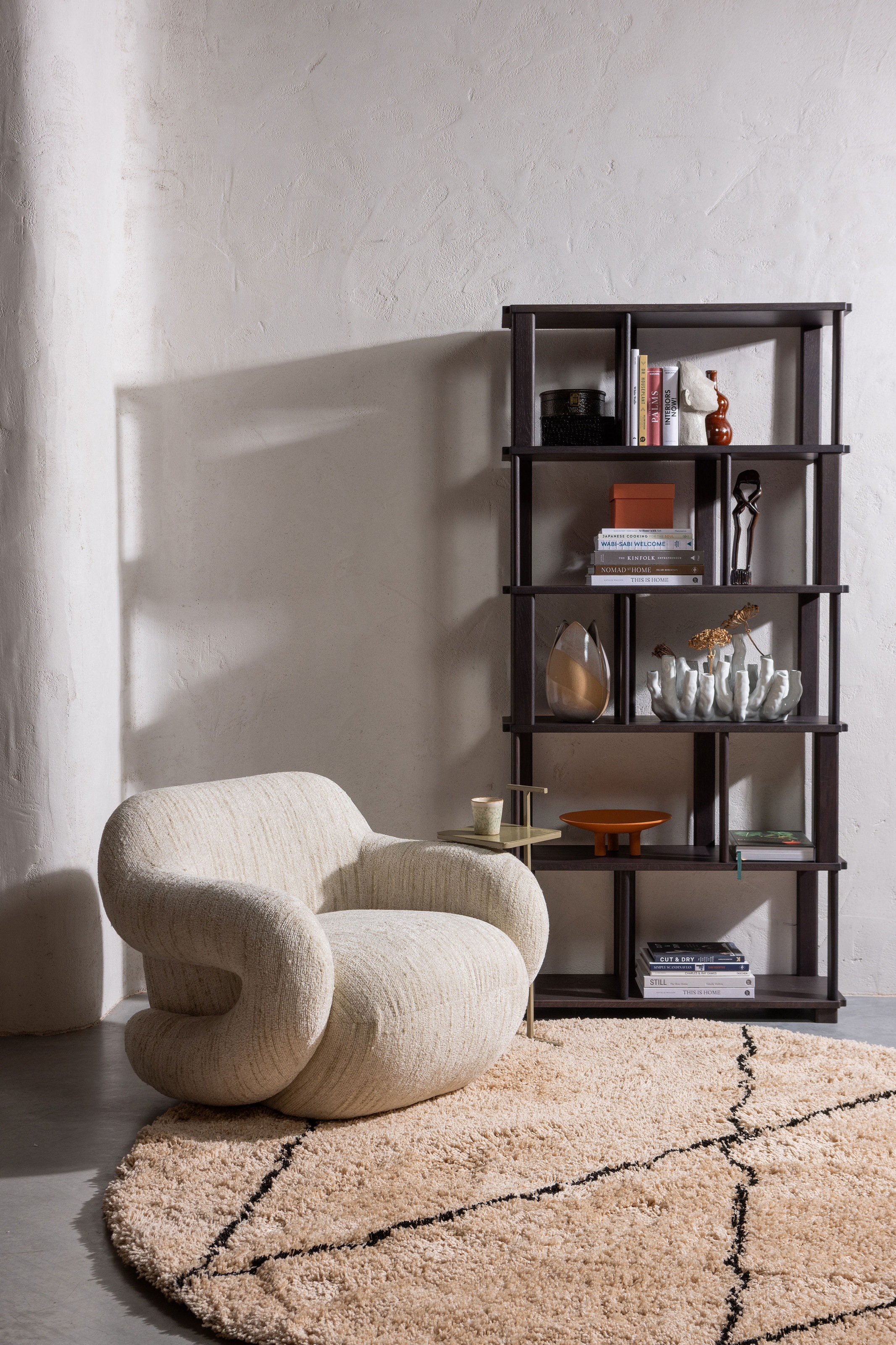 WOOOD Wandregal »Riss Eichenholz mit sichtbare Maserung, B 90 x T 30 x H 186 cm« Tragkraft 10 kg pro Einlegeboden, nachbehandelbar, einfach montierbar