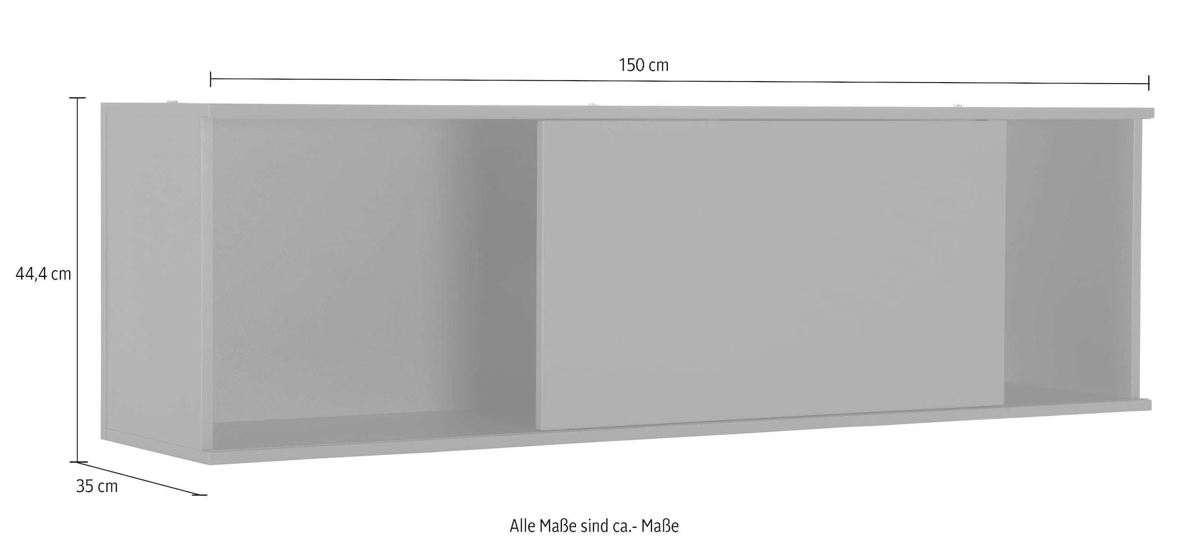 OPTIFIT Hängeregal »Mini«, mit Schiebetür