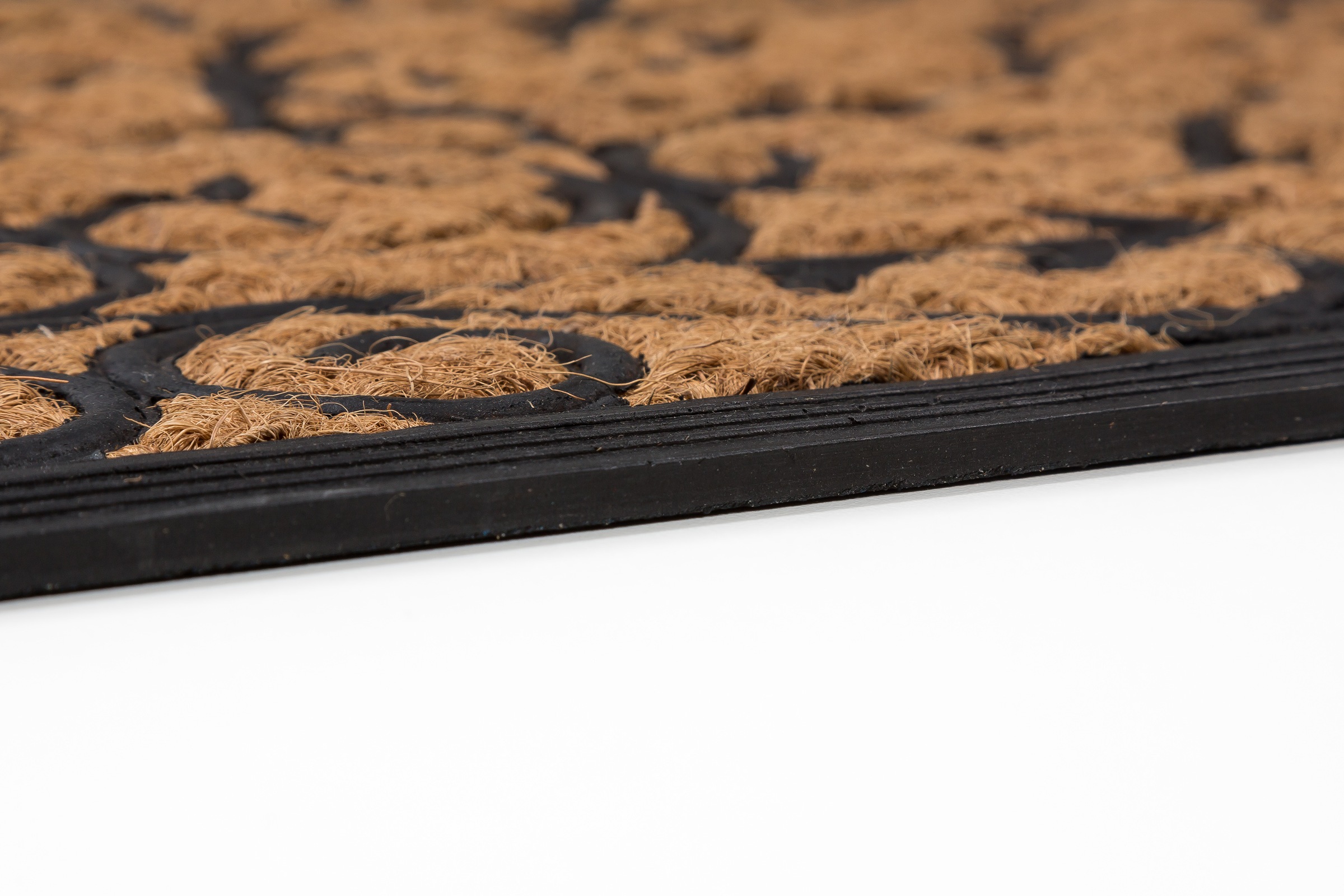 ASTRA Fußmatte »Coco Deluxe Light« rechteckig 8 mm Höhe Türmatte, Kokos, rutschfest, schmutzabweisend, In und Outdoor