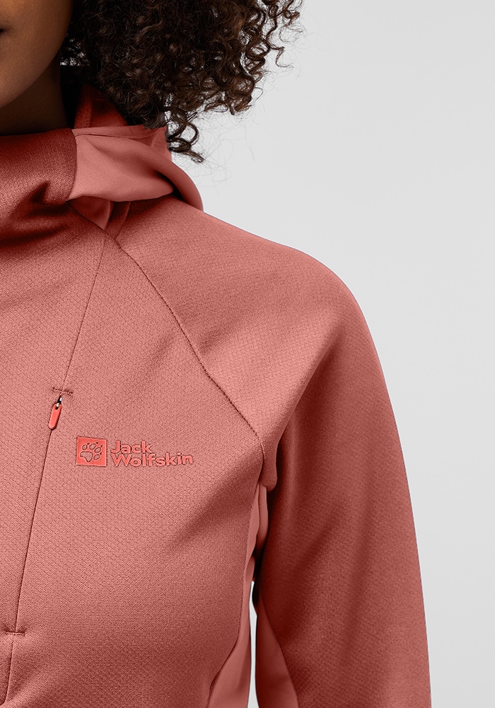Jack Wolfskin Fleecejacke »ALPGRAT XT JKT W«, mit Kapuze