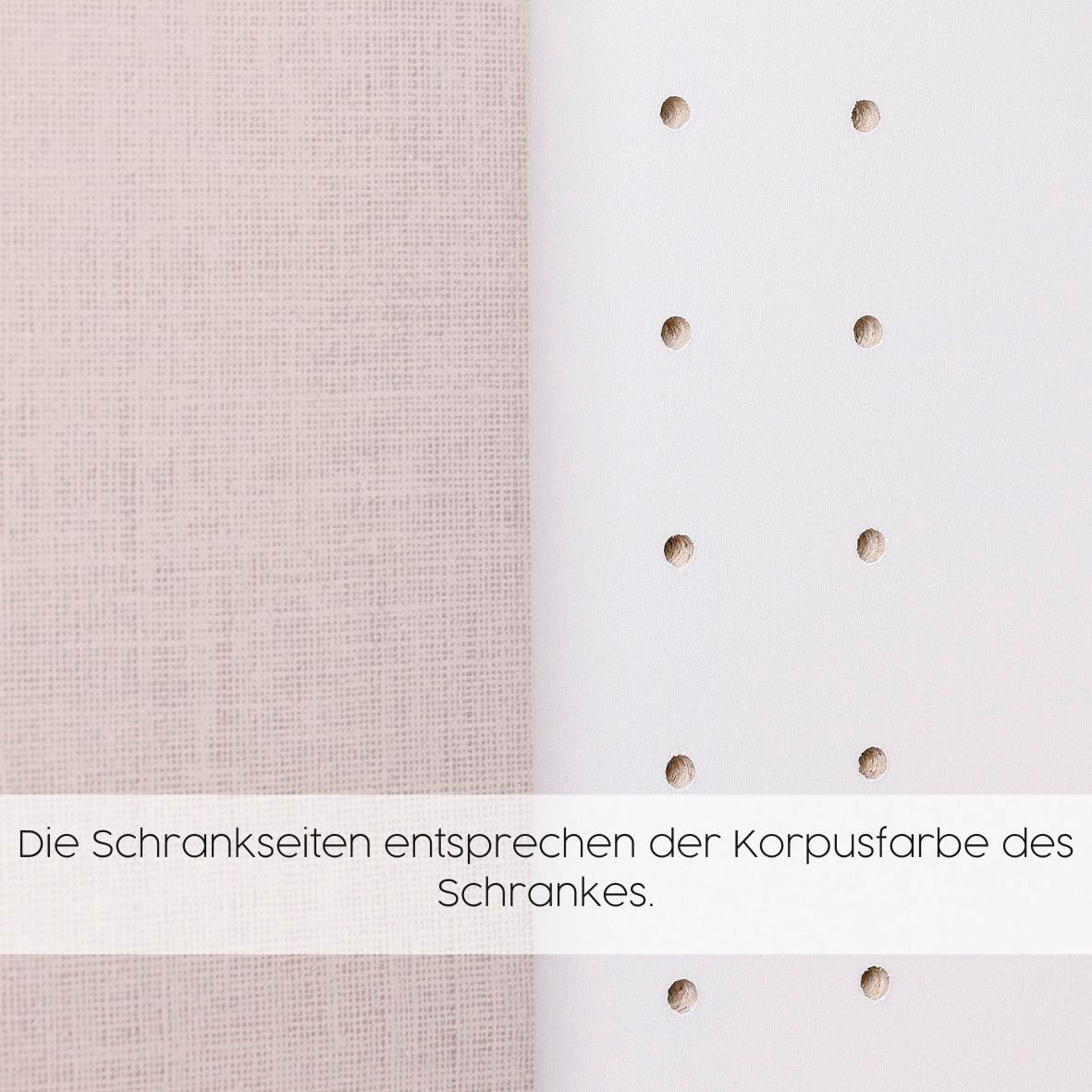 rauch Drehtürenschrank »Kleiderschrank Schrank Garderobe Wäscheschrank NAGATA mit Spiegel«, (in 3 verschiedenen Ausstattungen BASIC/CLASSIC/PREMIUM), und modernen Stangengriffen in Graumetallic TOPSELLER MADE IN GERMANY