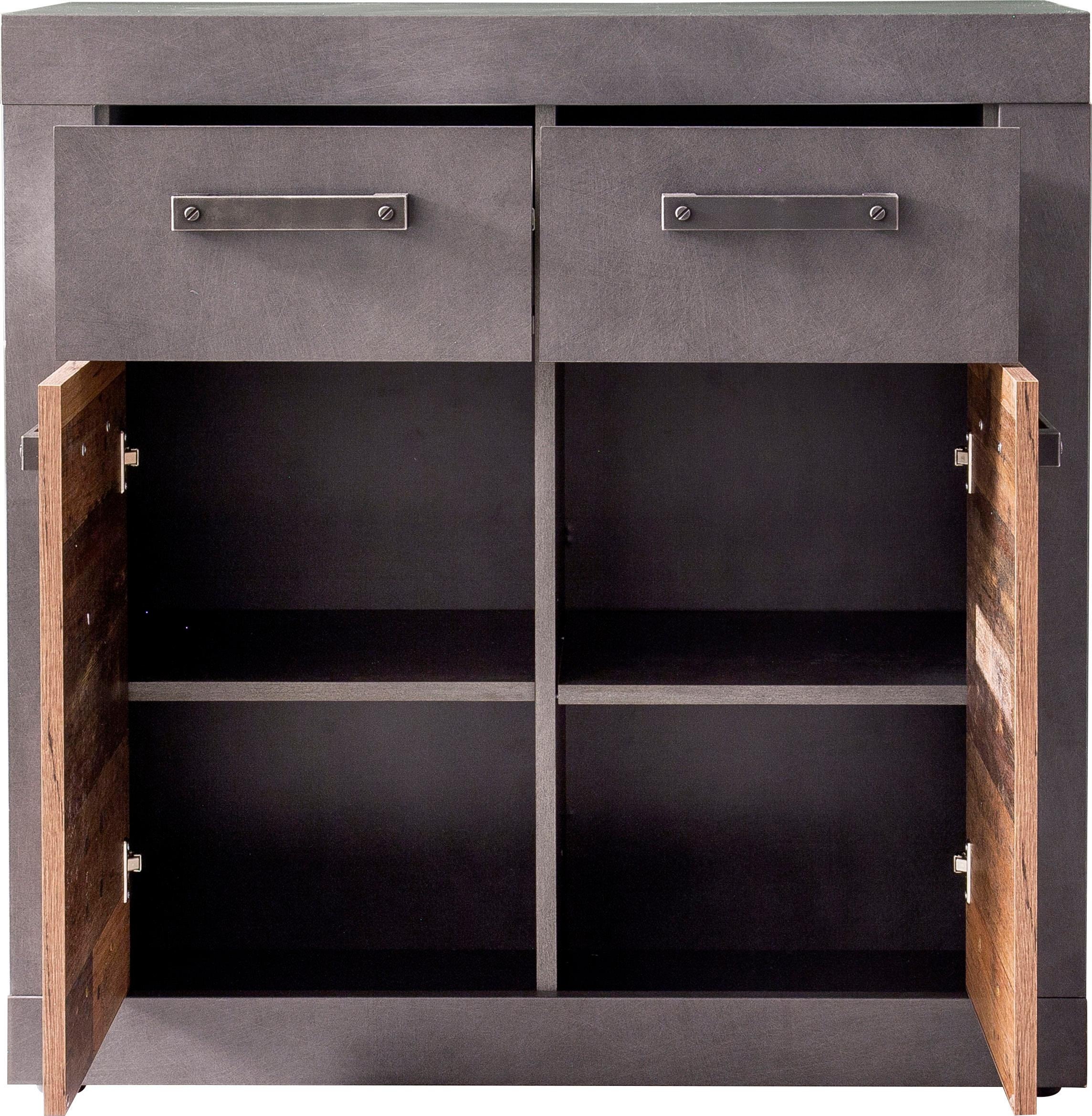 INOSIGN Kommode »Ilana« Kommode mit 2 Türen & 2 Schubladen - (B/T/H) 82/37/86 cm