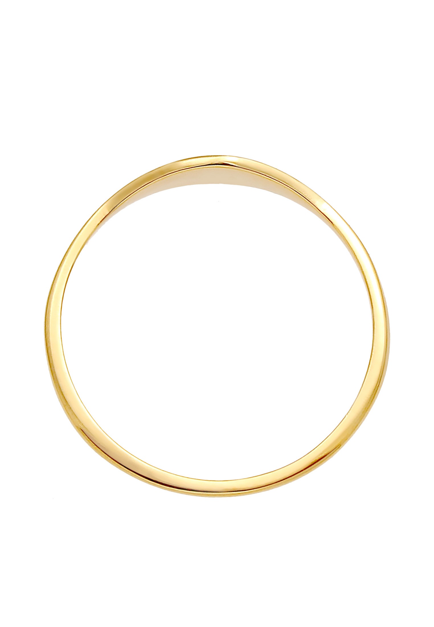 Elli Premium Silberring »Ring Marquise Elegant Statement 375 Gelbgold«