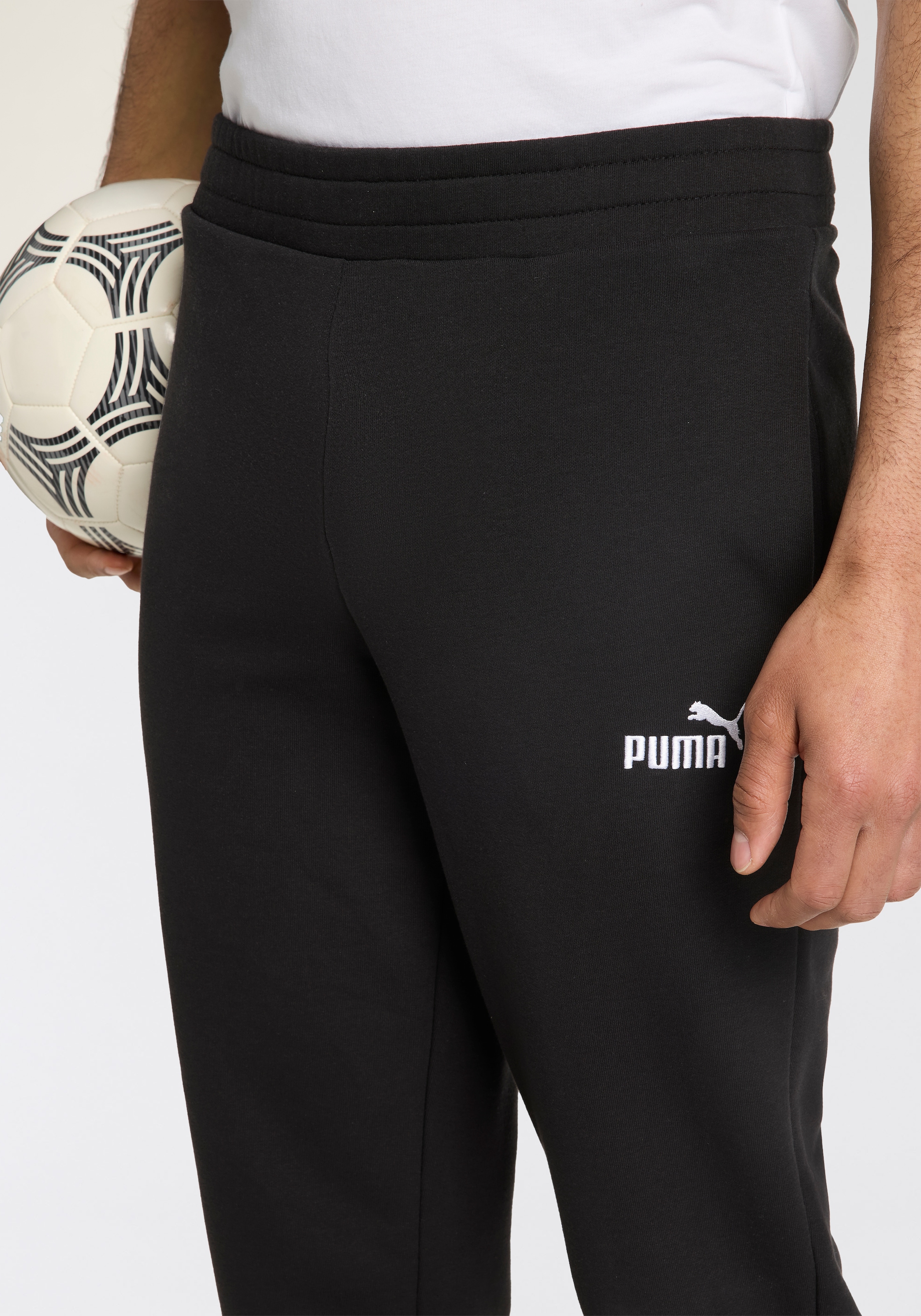 PUMA Trainingshose »ESS NO. 1 LOGO SWEATPANTS TR OP«, Jogginghose, weiche French Terry Qualität
