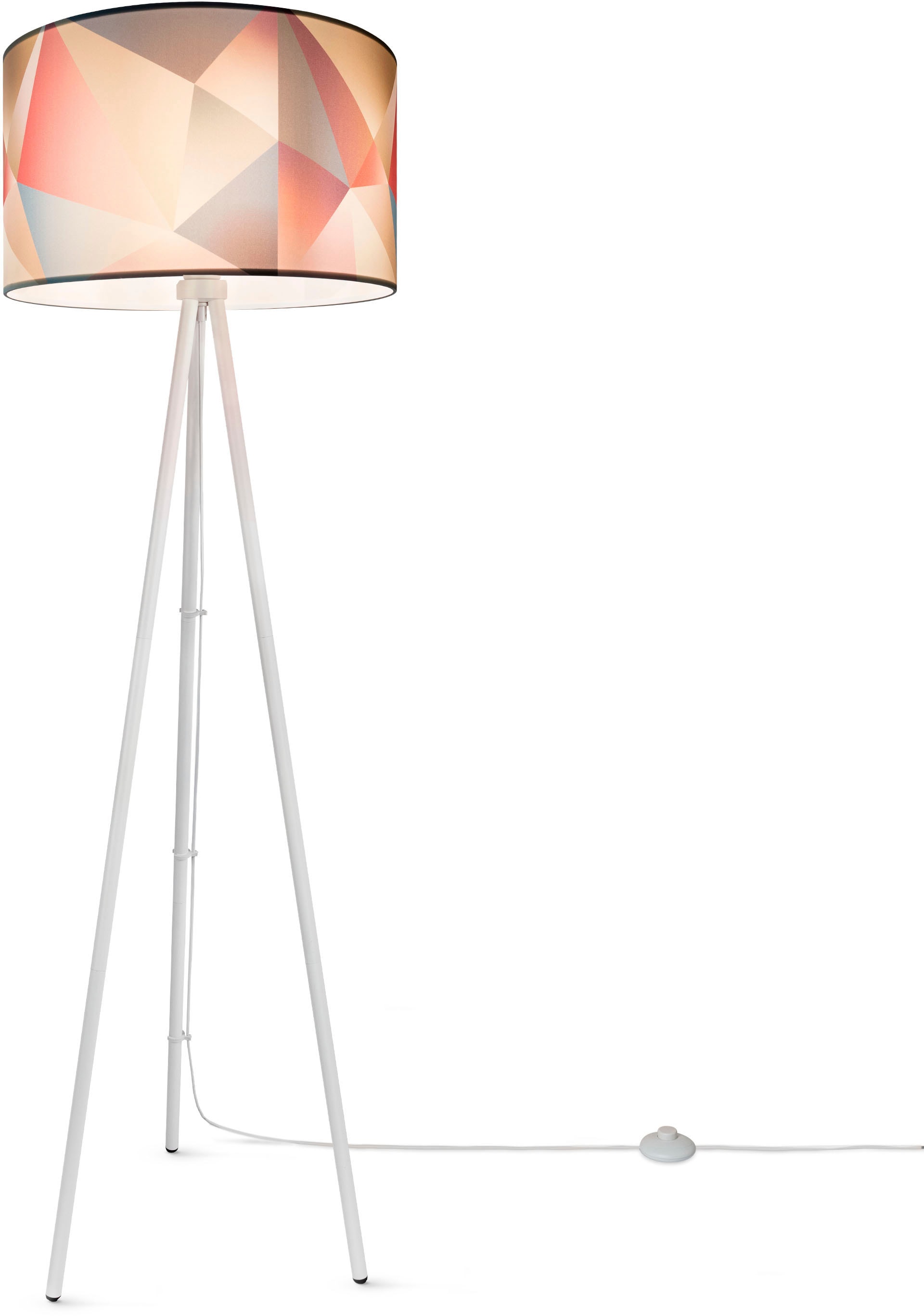 3 Home Pastellfarben LED E27 mit | Kosy«, Paco »Trina Deko XXL Garantie online Schlafzimmer, kaufen Stehlampe Modern Wohnzimmer Stehlampe Jahren