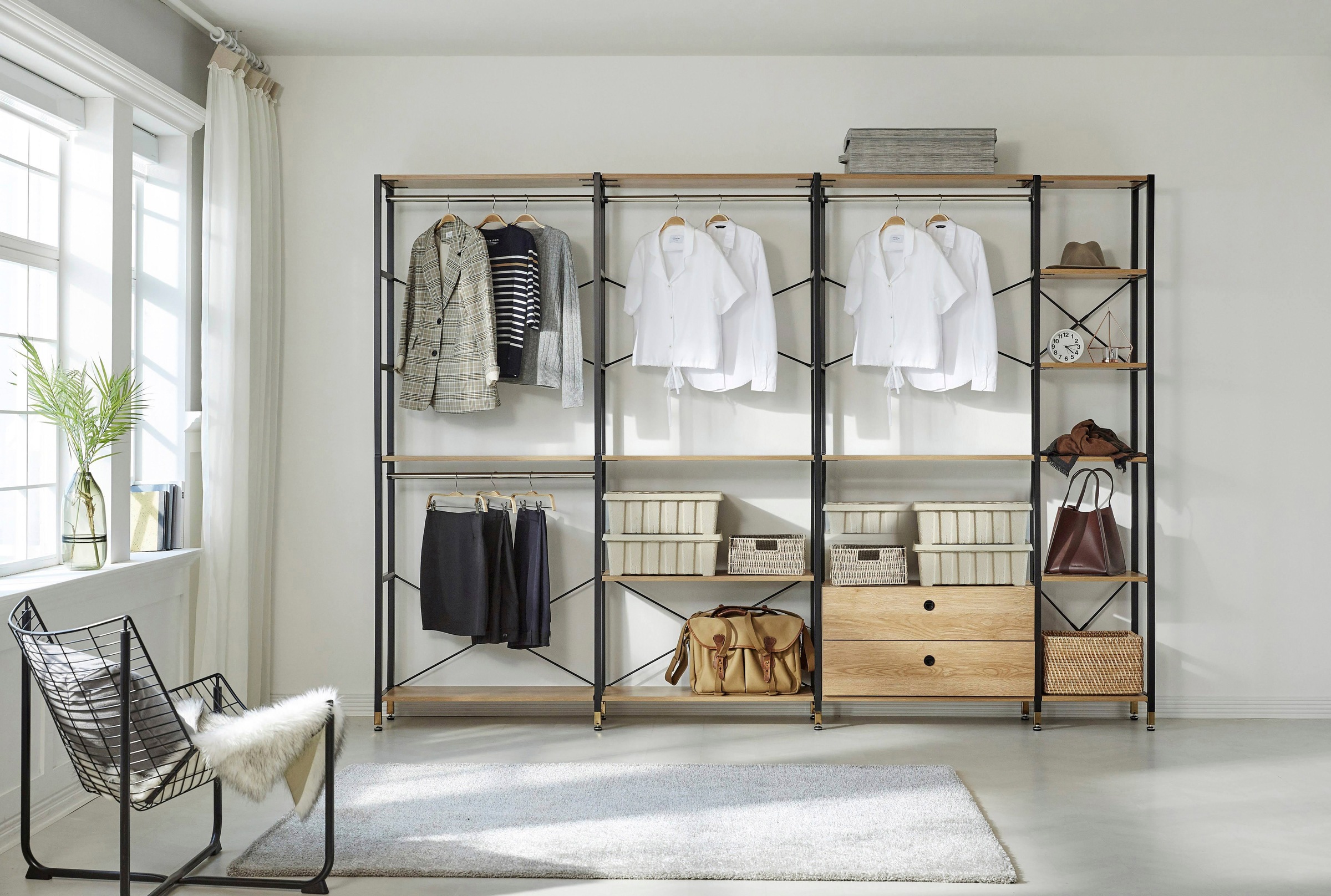 Möbilia Regaleinsatz mit Akazien-Dekor