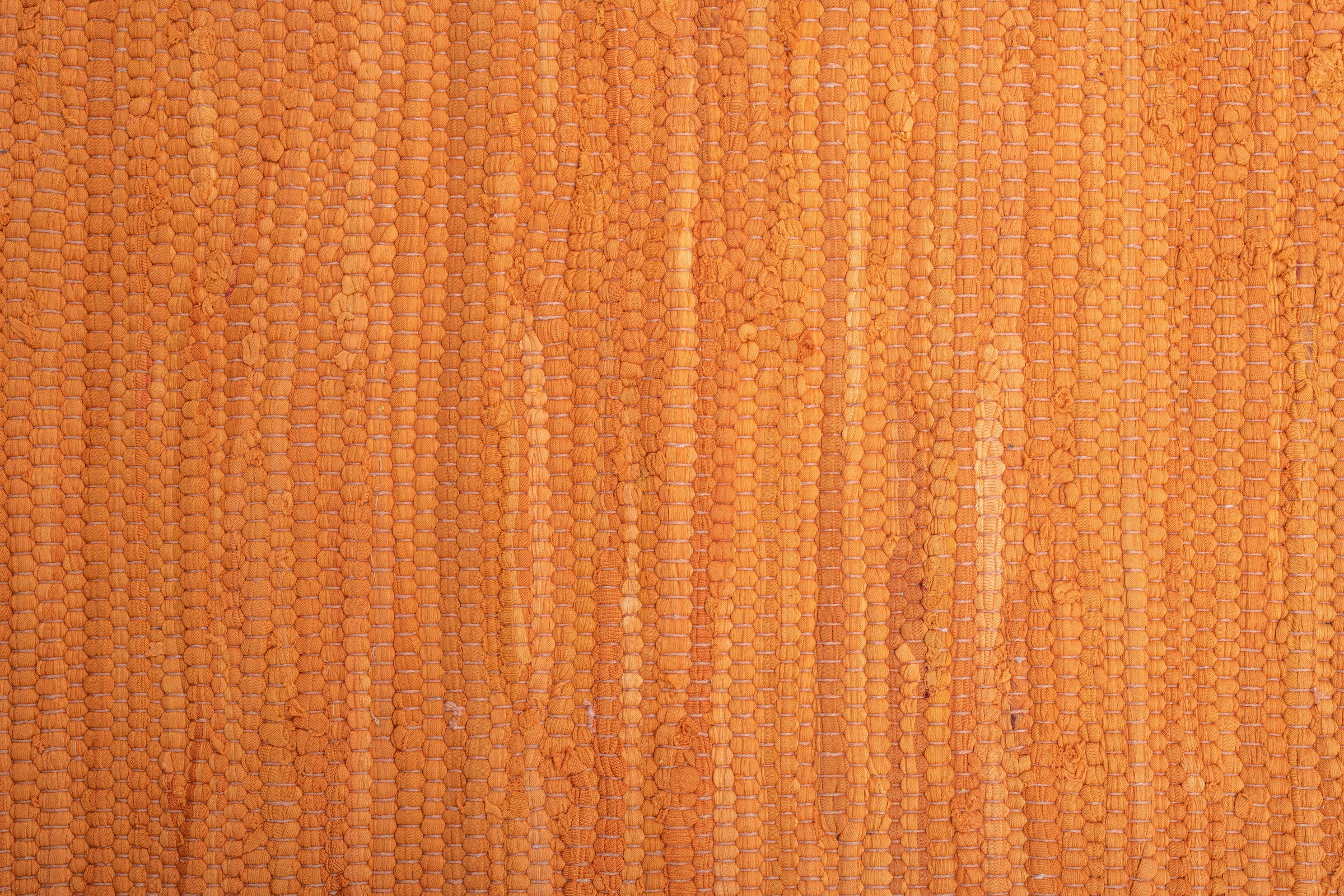 my home Teppich »Cadis«, rechteckig, 5 mm Höhe, Wendeteppich, mit Fransen, Uni Farben, handgewebt, reine Baumwolle