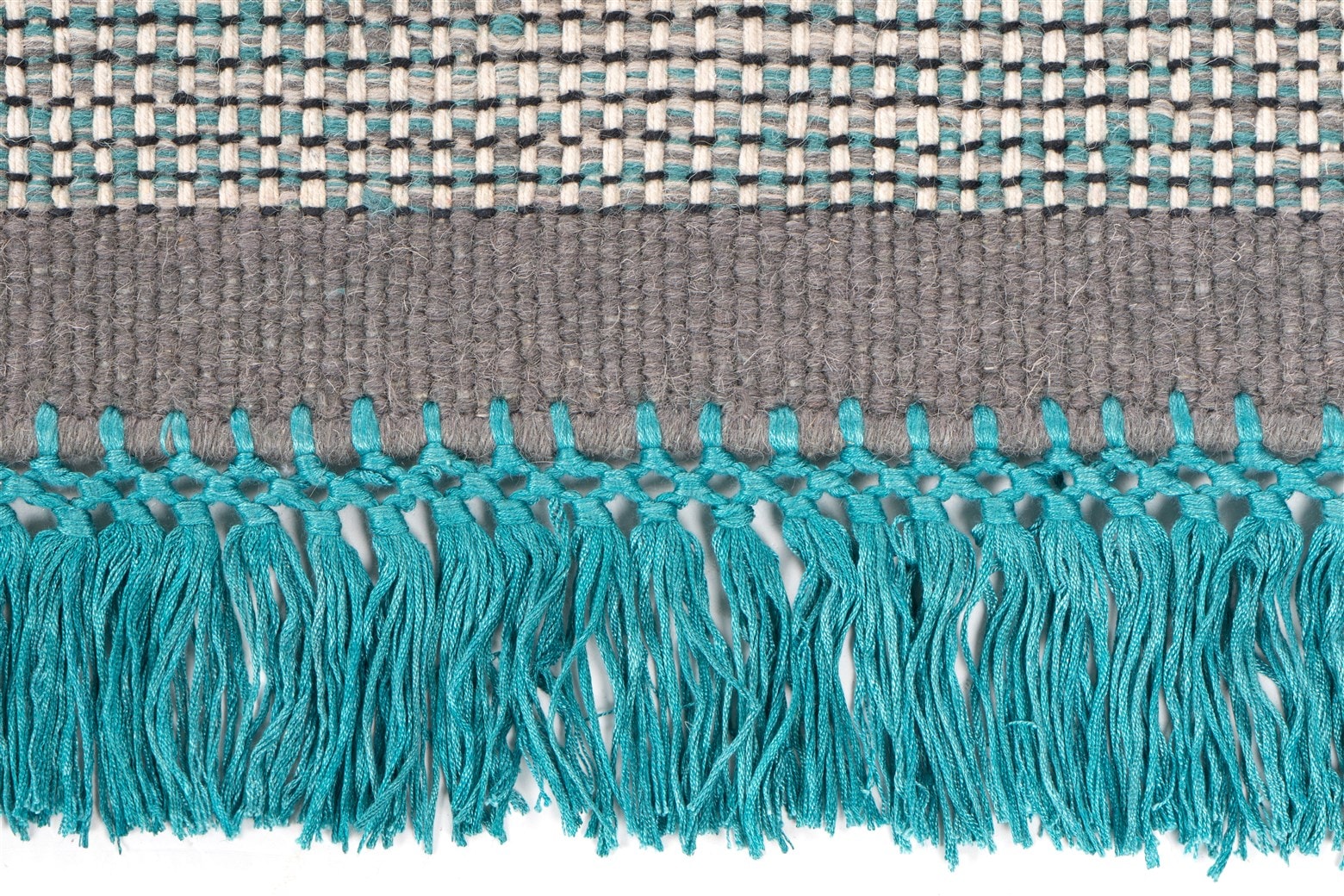 Arte Espina Teppich »Nomad 8064« rechteckig 11 mm Höhe Handgemachter Fransenteppich in neutralem Design