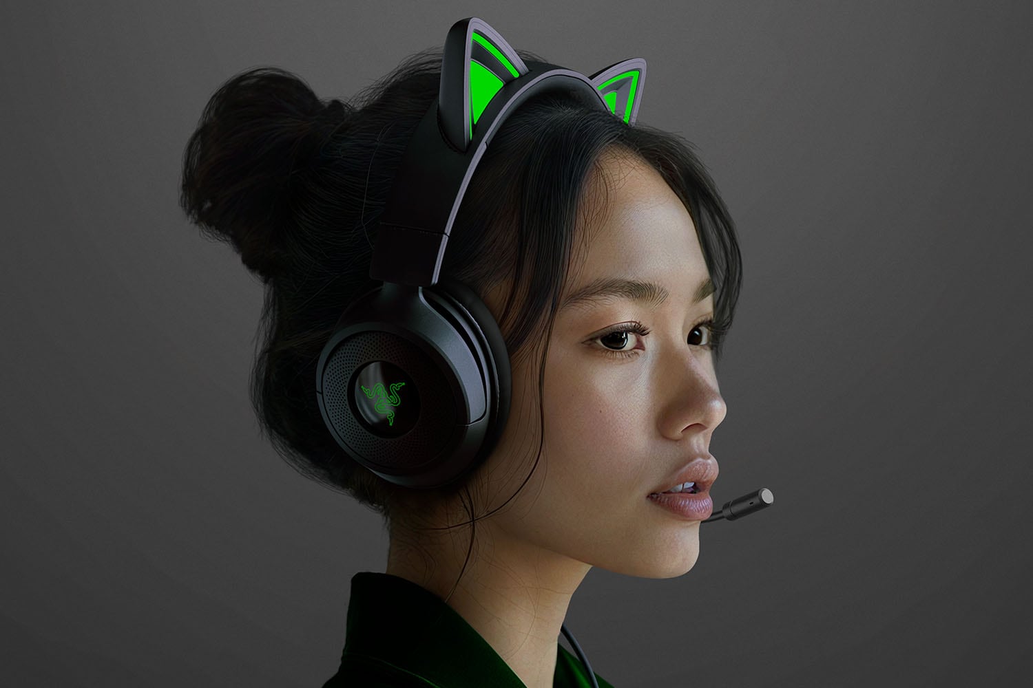 RAZER Gaming-Headset »Kraken Kitty V3 X« Stummschaltung