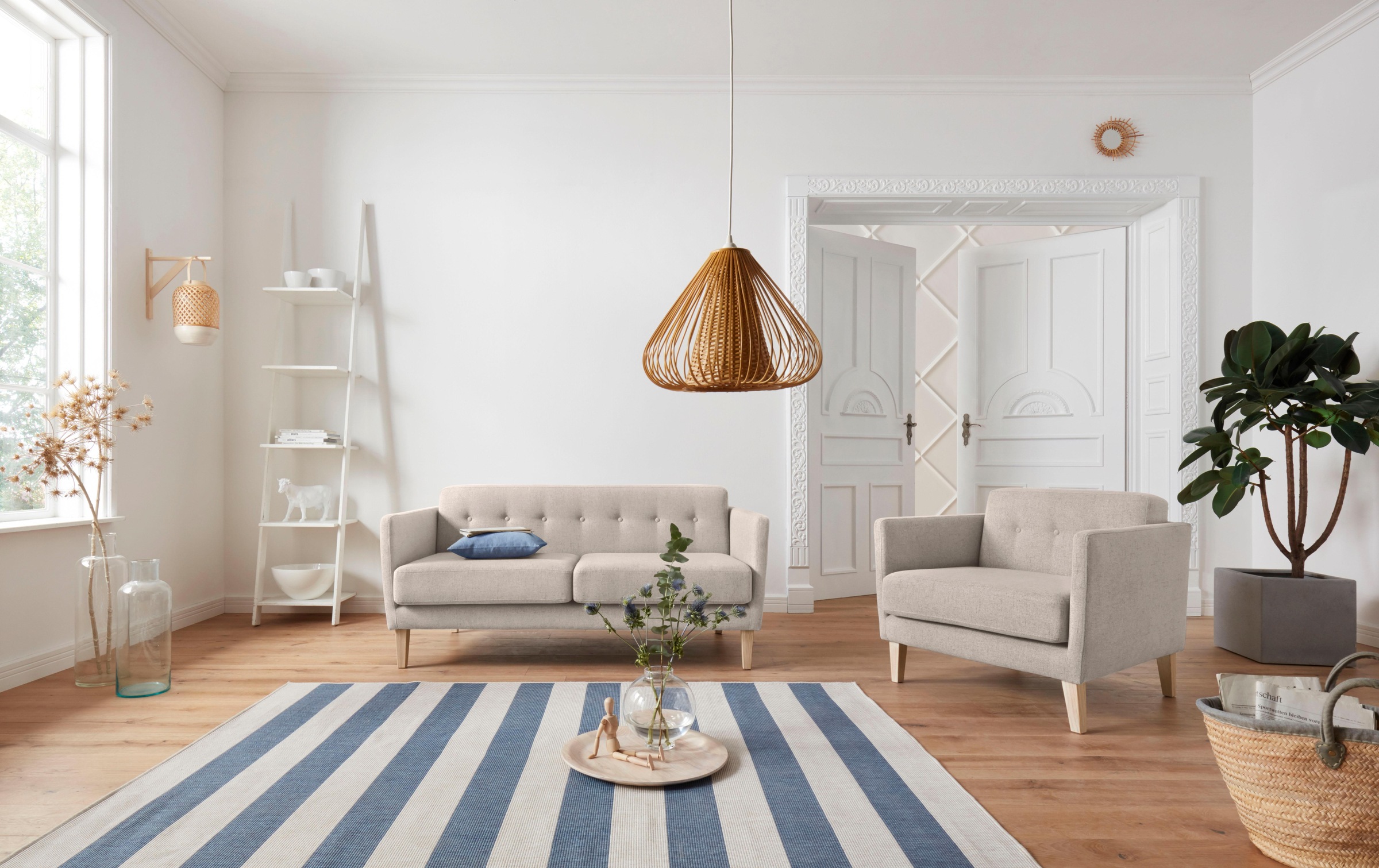 andas Sessel »Raadal«, in skandinavischer Optik, mit Knopfheftung, Design by Morten Georgsen